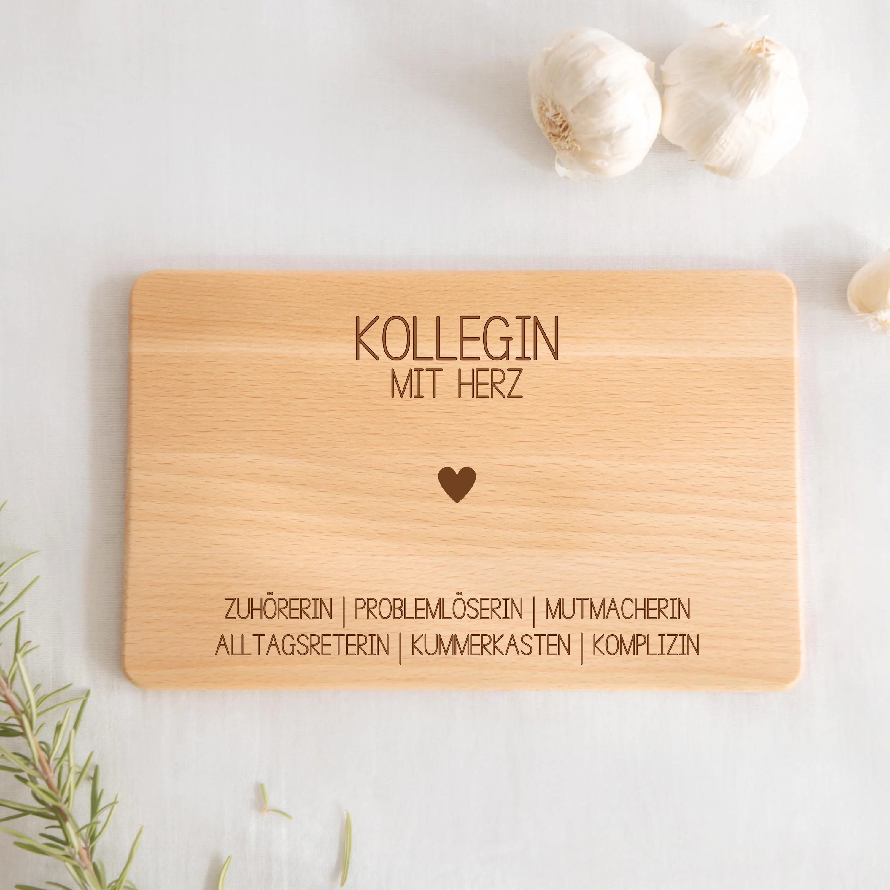 Brettchen · Kollegin mit Herz