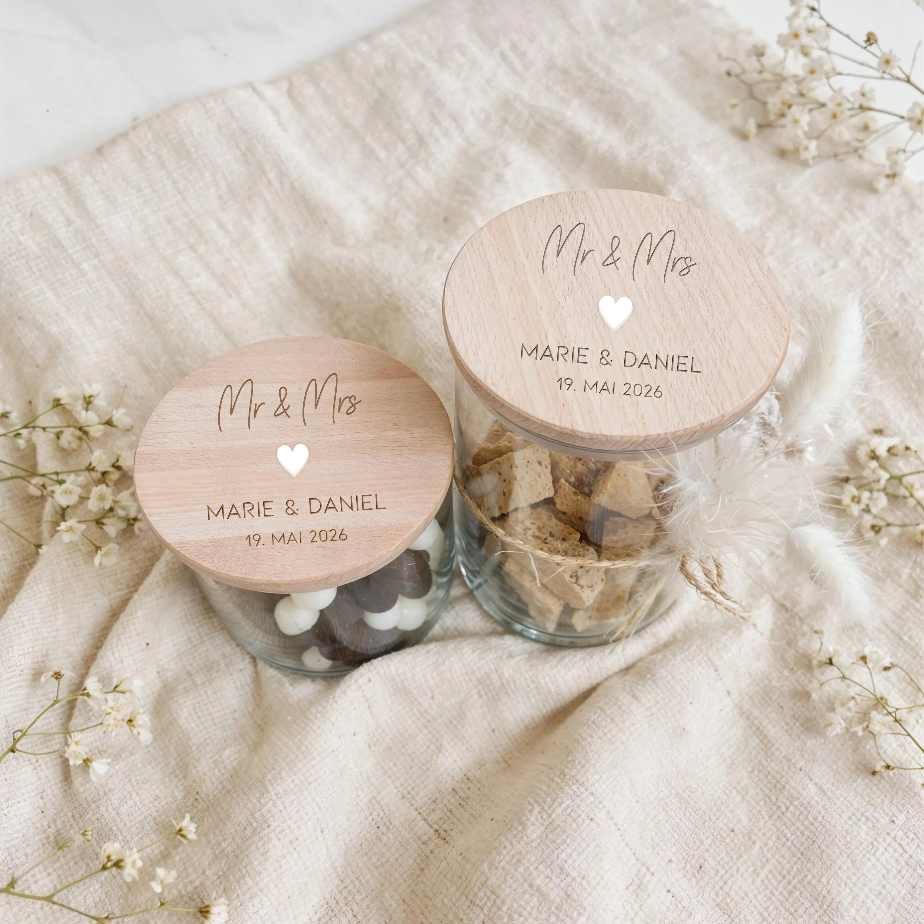 Vorratsglas · Mr & Mrs