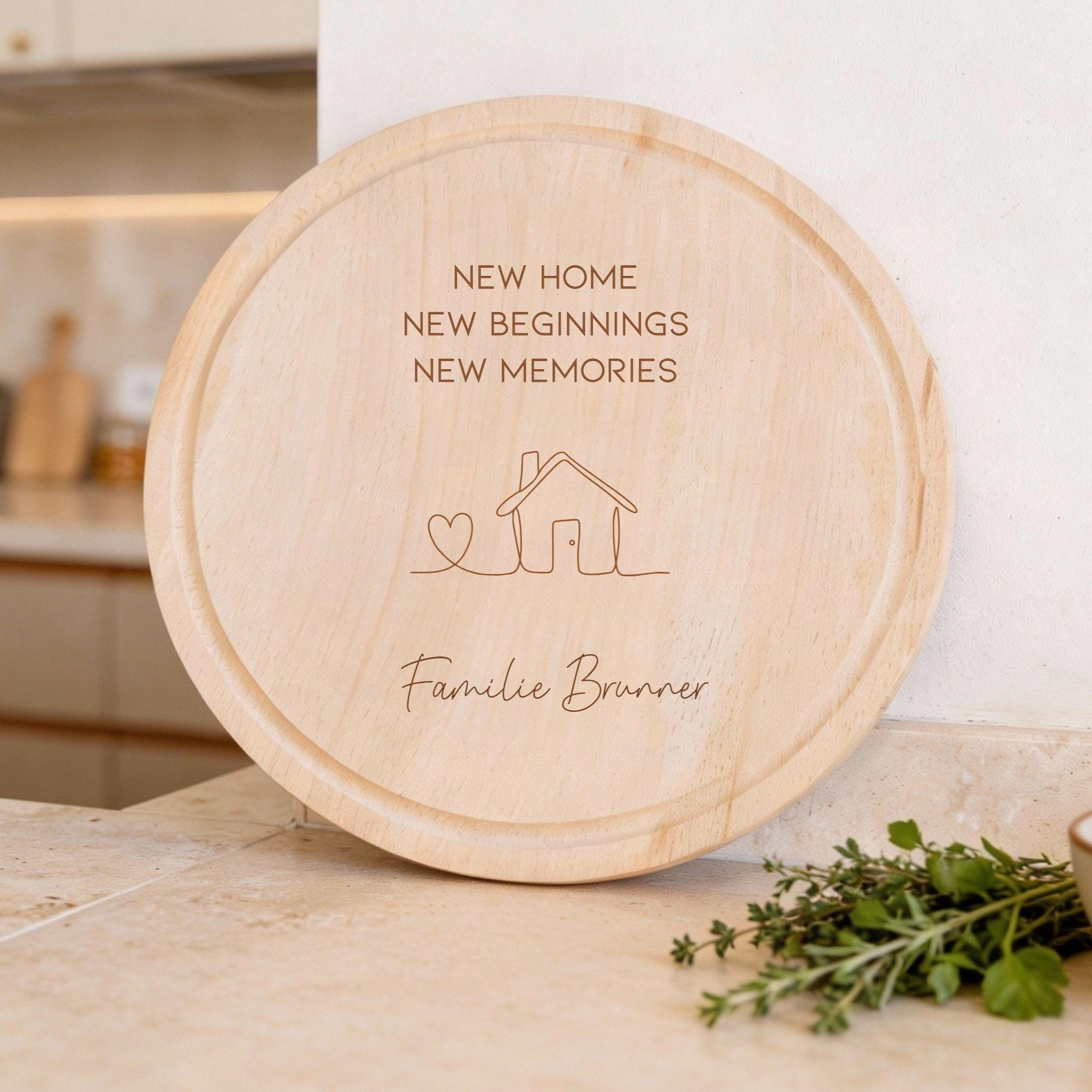 Rundes Holzbrett · New Home