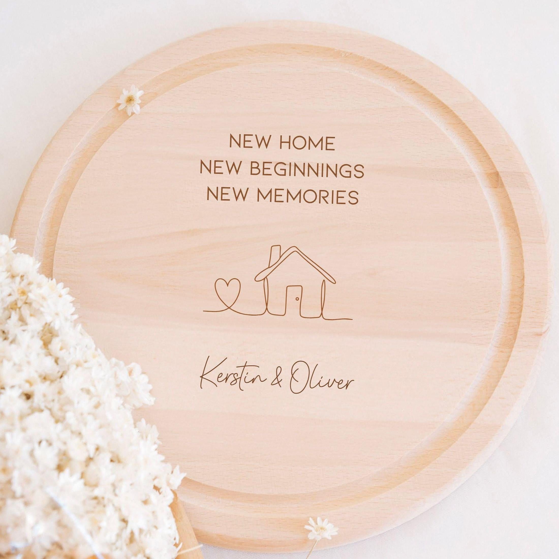 Rundes Holzbrett · New Home