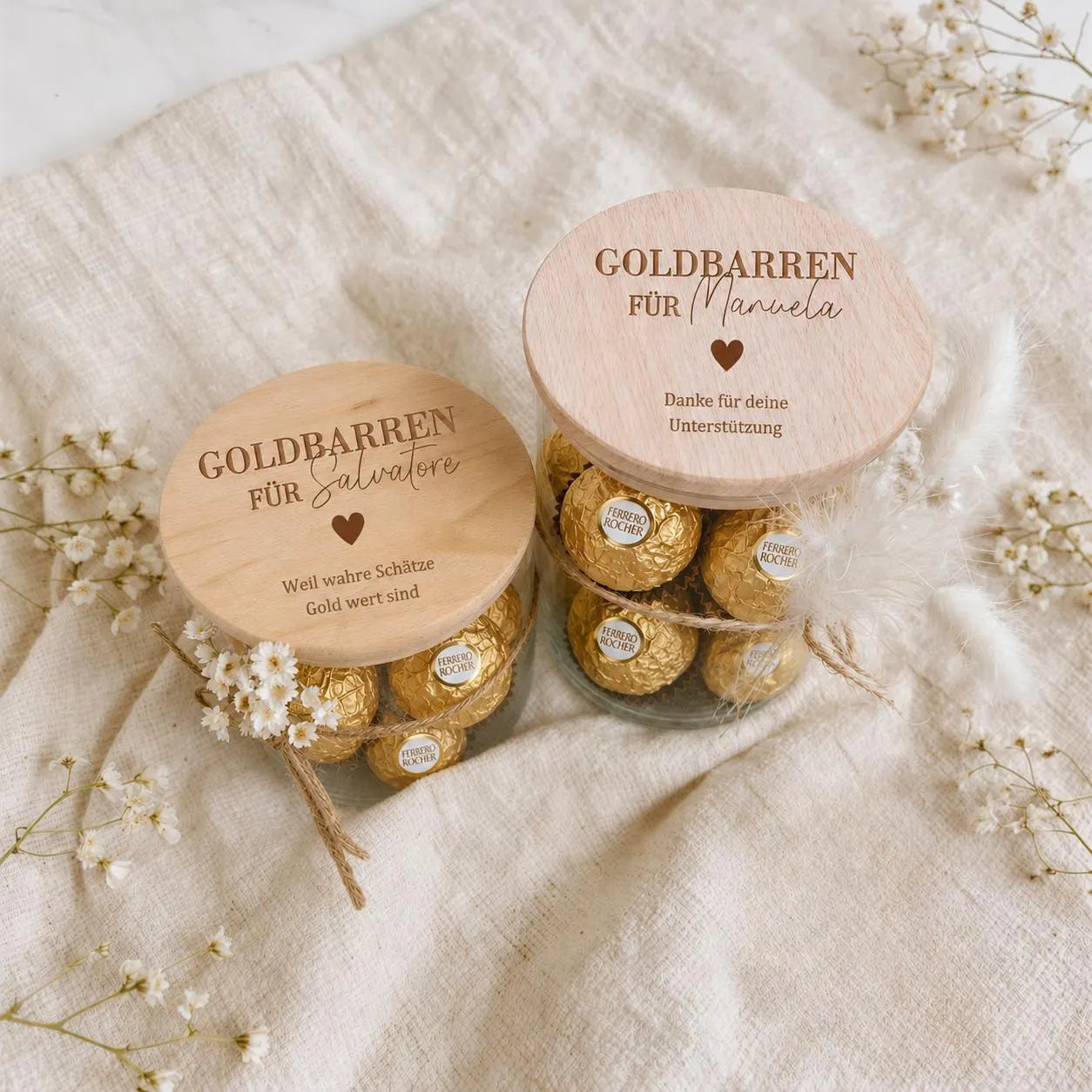 Vorratsglas · Goldbarren
