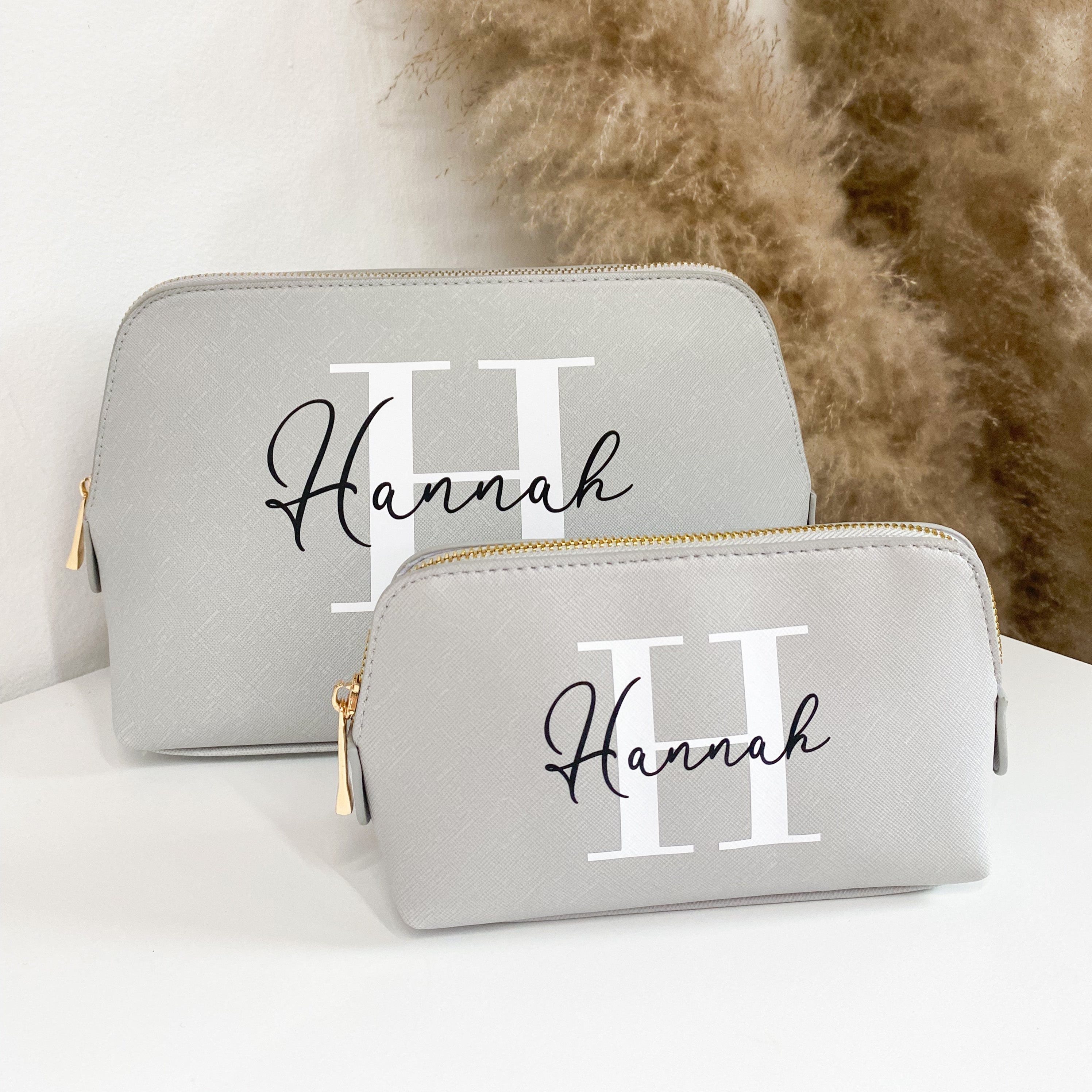 Kosmetiktasche mit Initial und Name