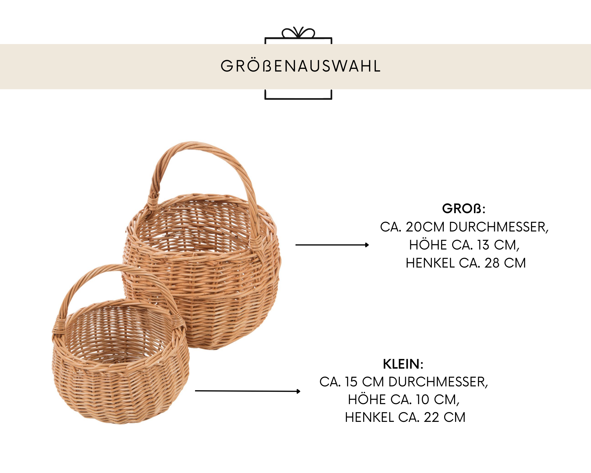 Osteranhänger · mit Körbchen