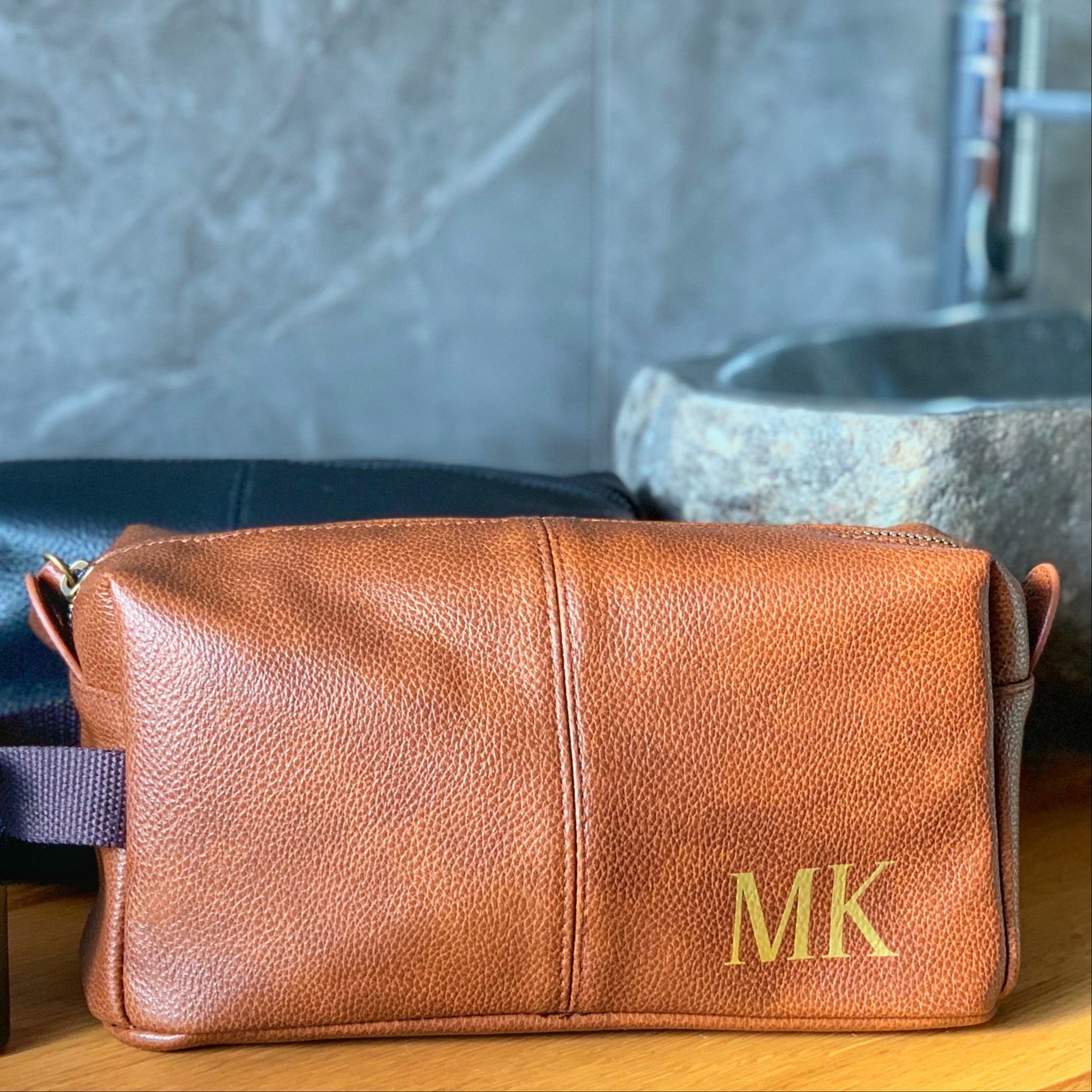 Kulturtasche · Herren mit Initialen