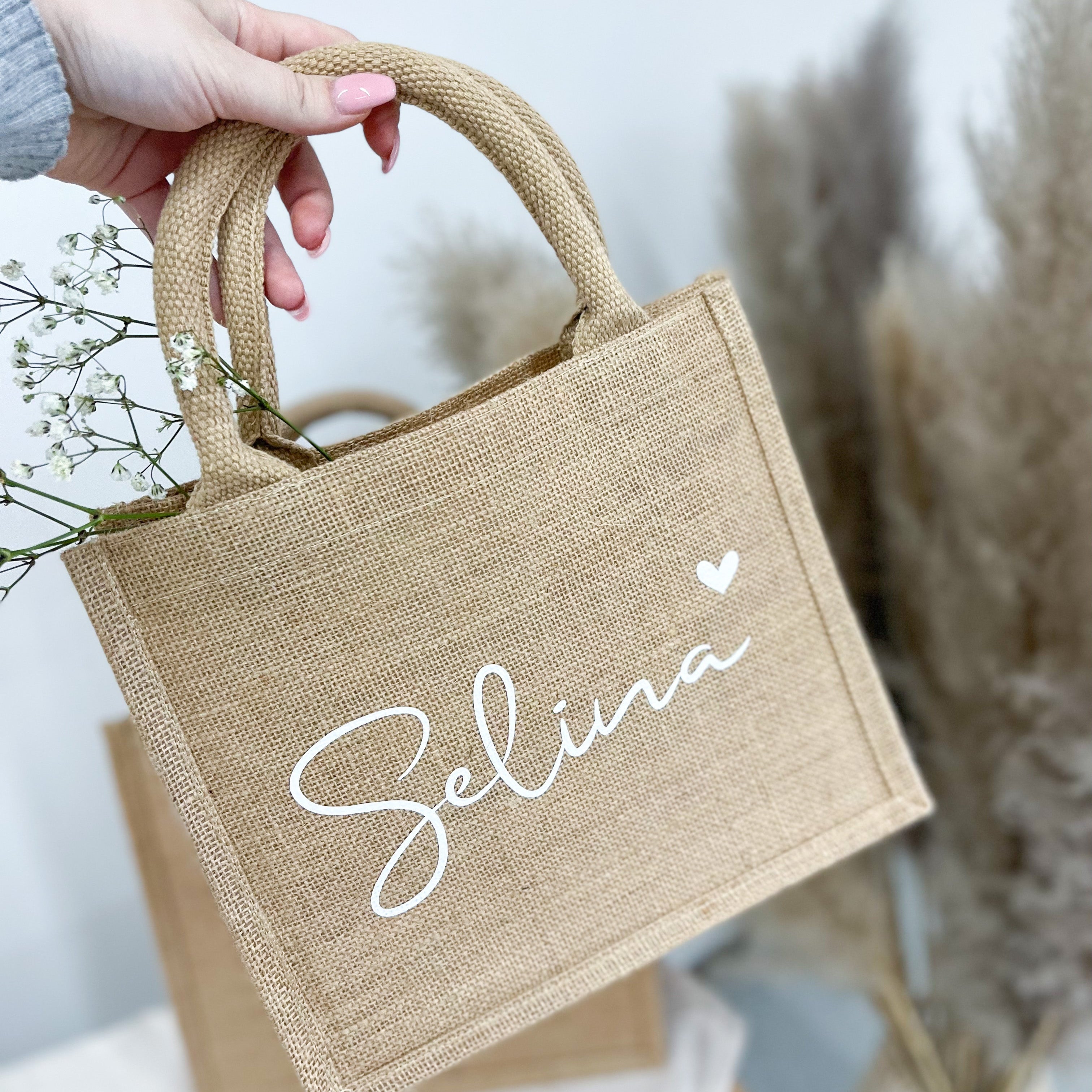 Jute Tasche · Wunschname