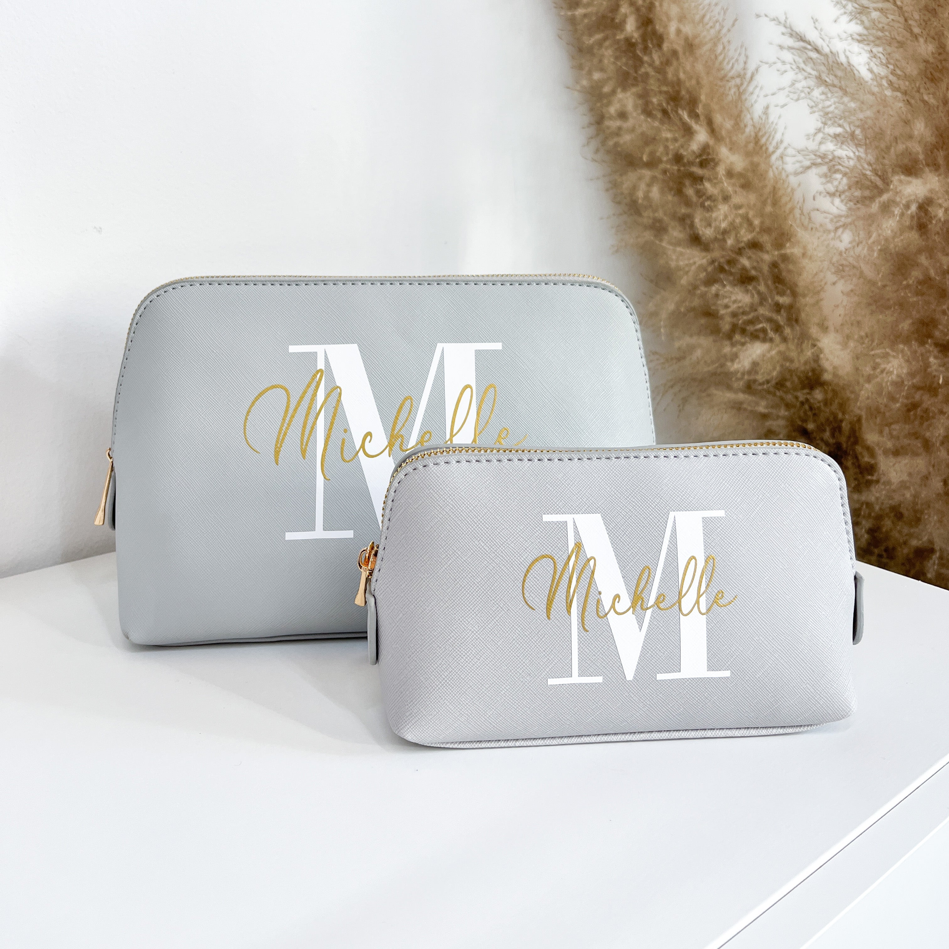 Kosmetiktasche mit Initial und Name