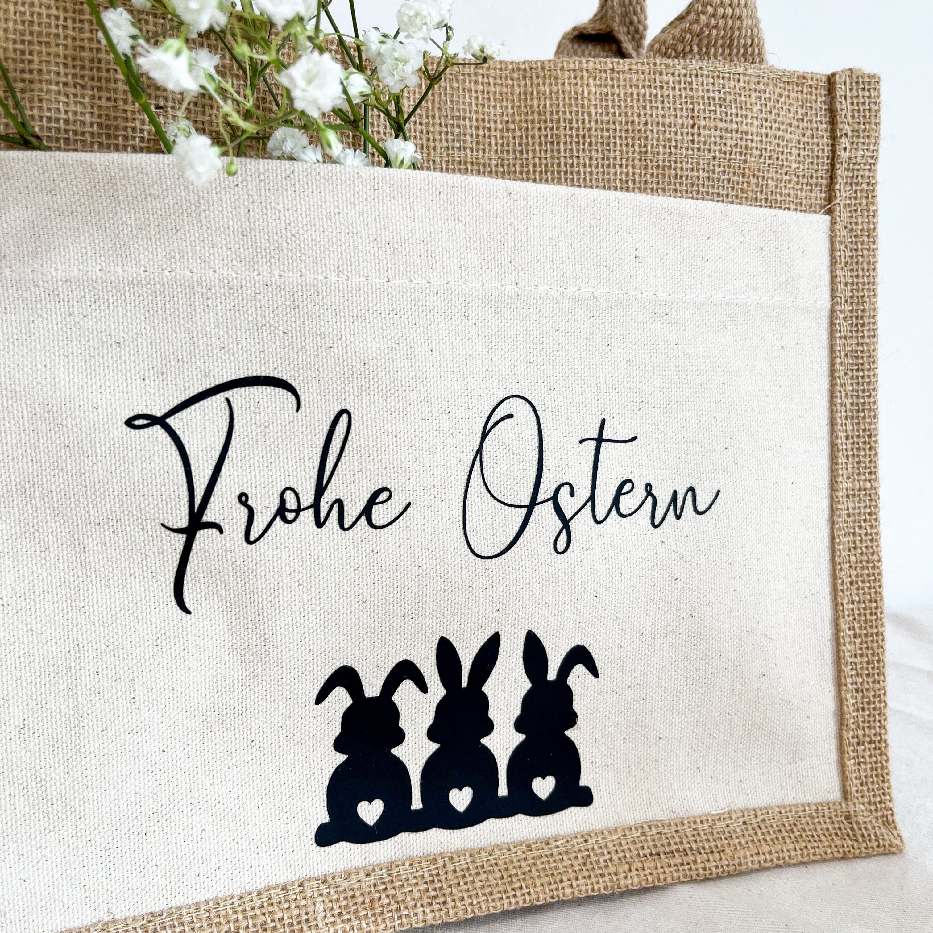 Jute Tasche · Frohe Ostern