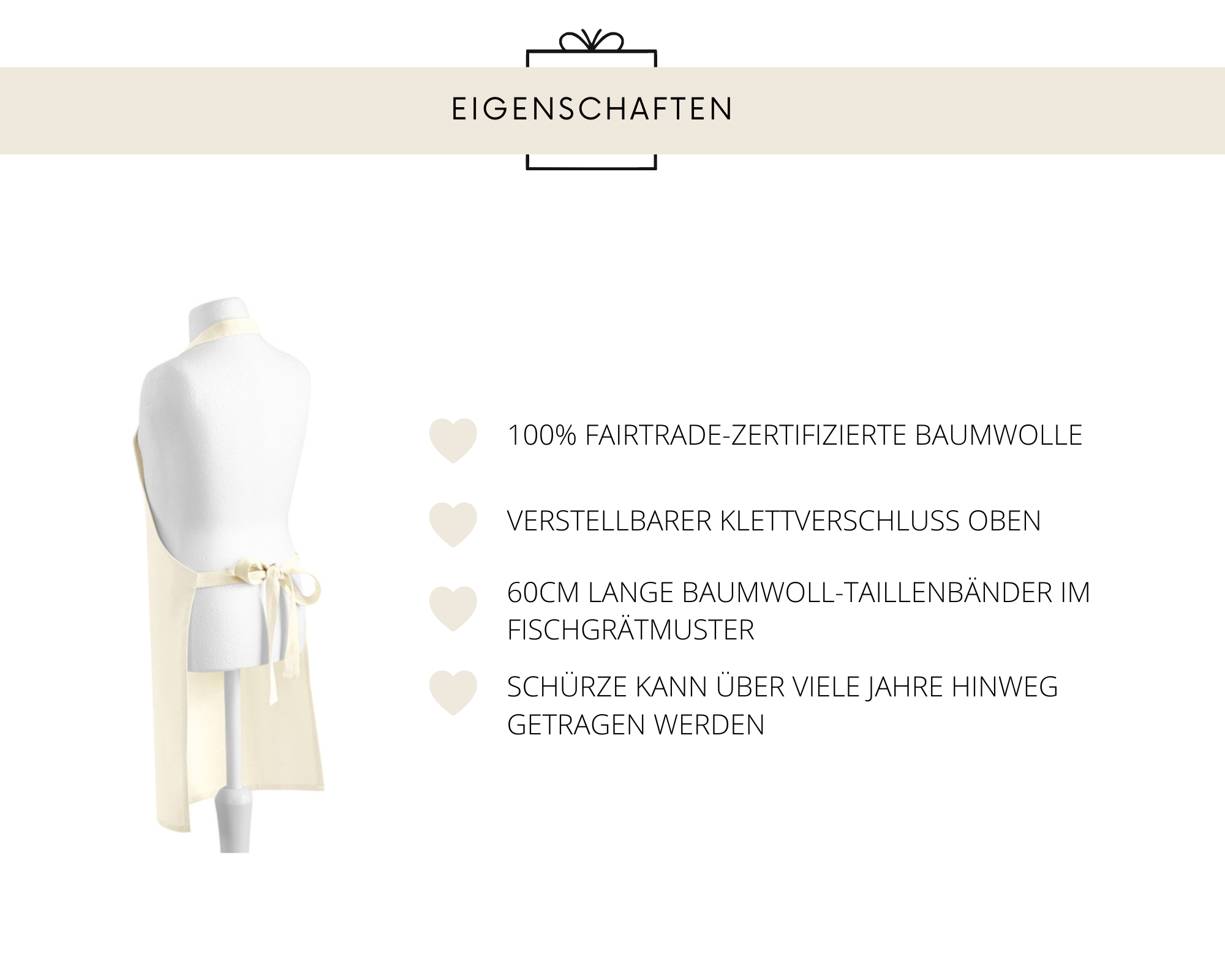 Backschürze Kind
