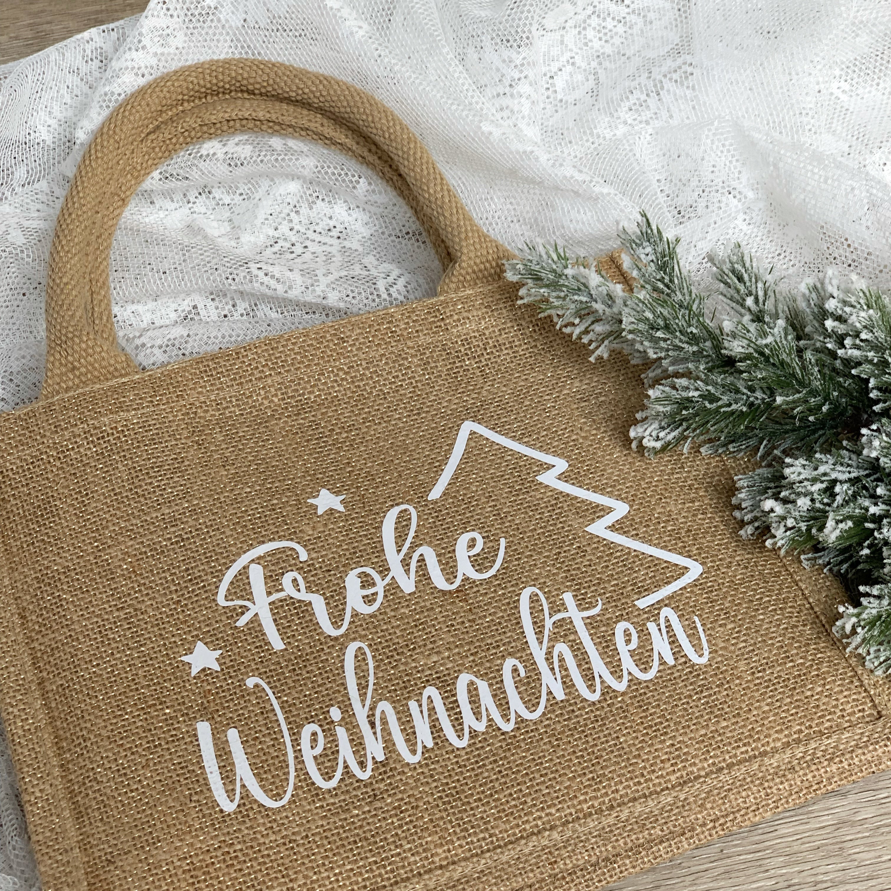 Jute Tasche · Weihnachten