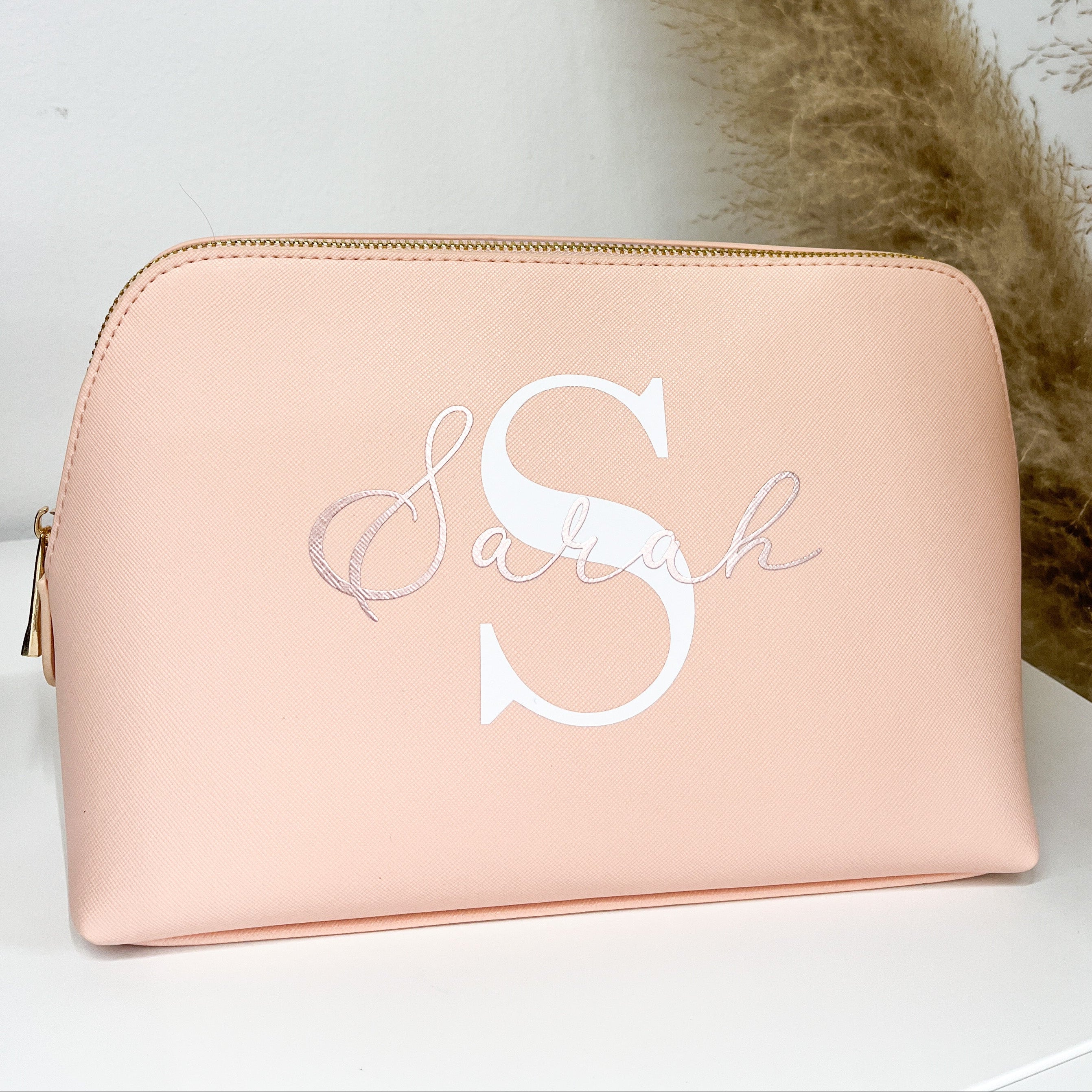 Kosmetiktasche mit Initial und Name