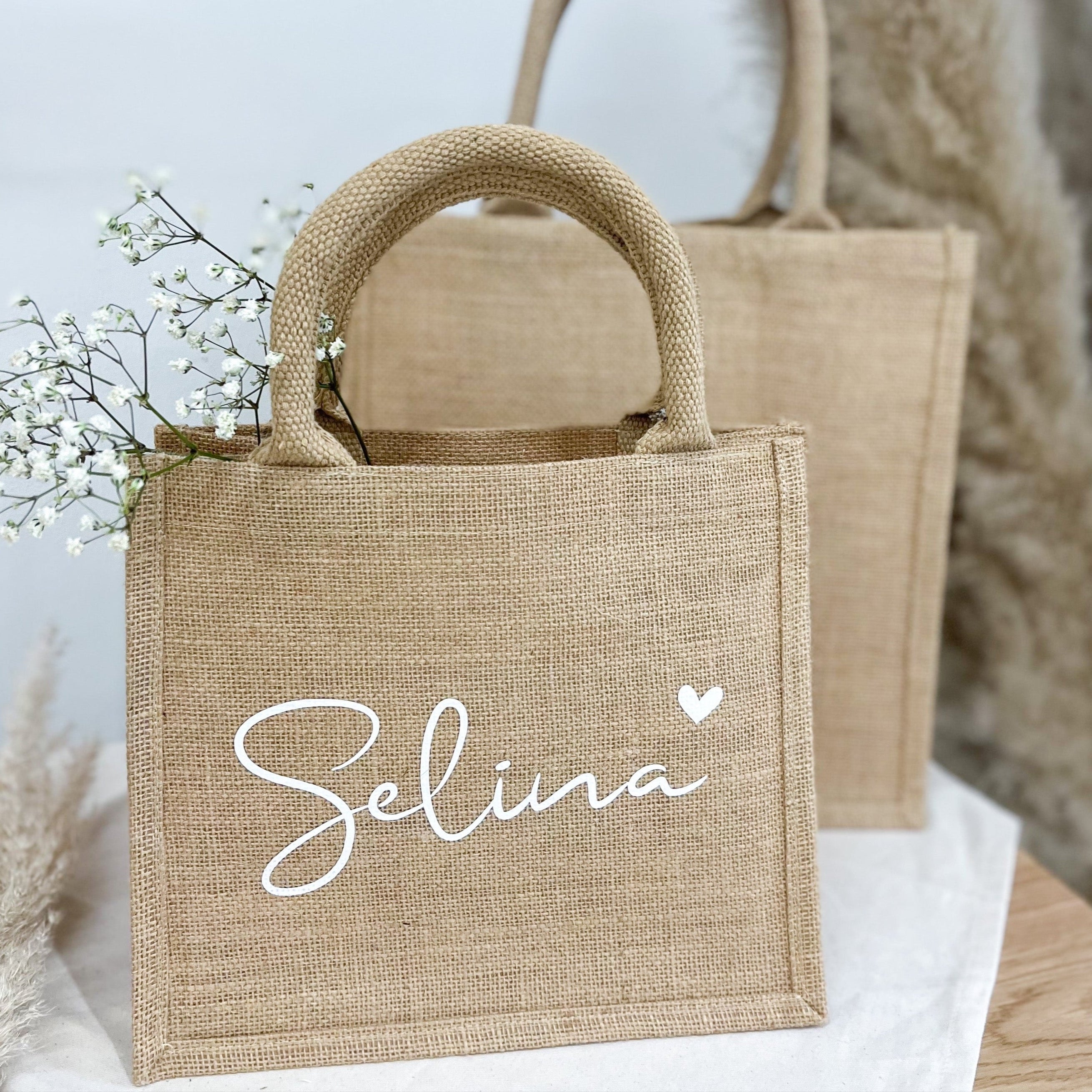 Jute Tasche · Wunschname