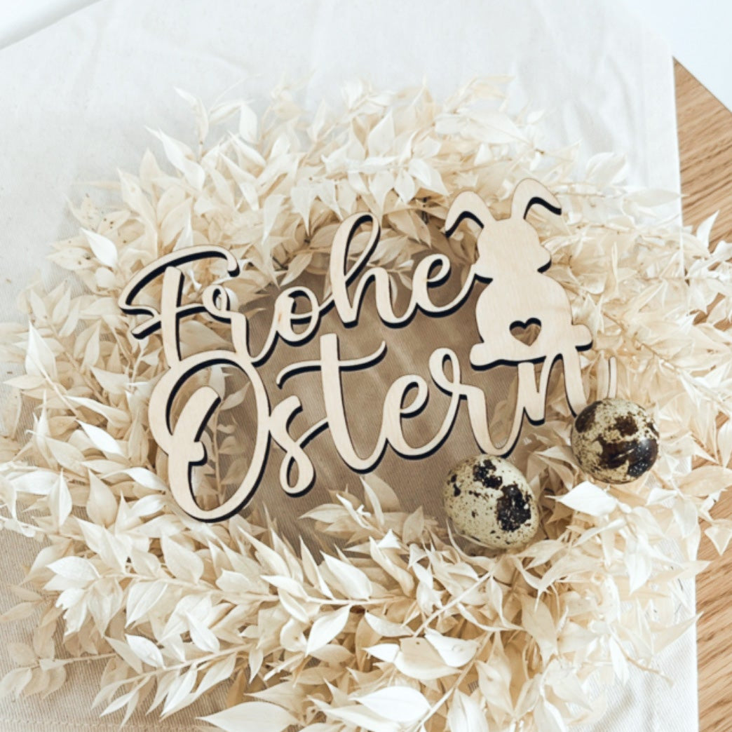 Osterdeko "Frohe Ostern"