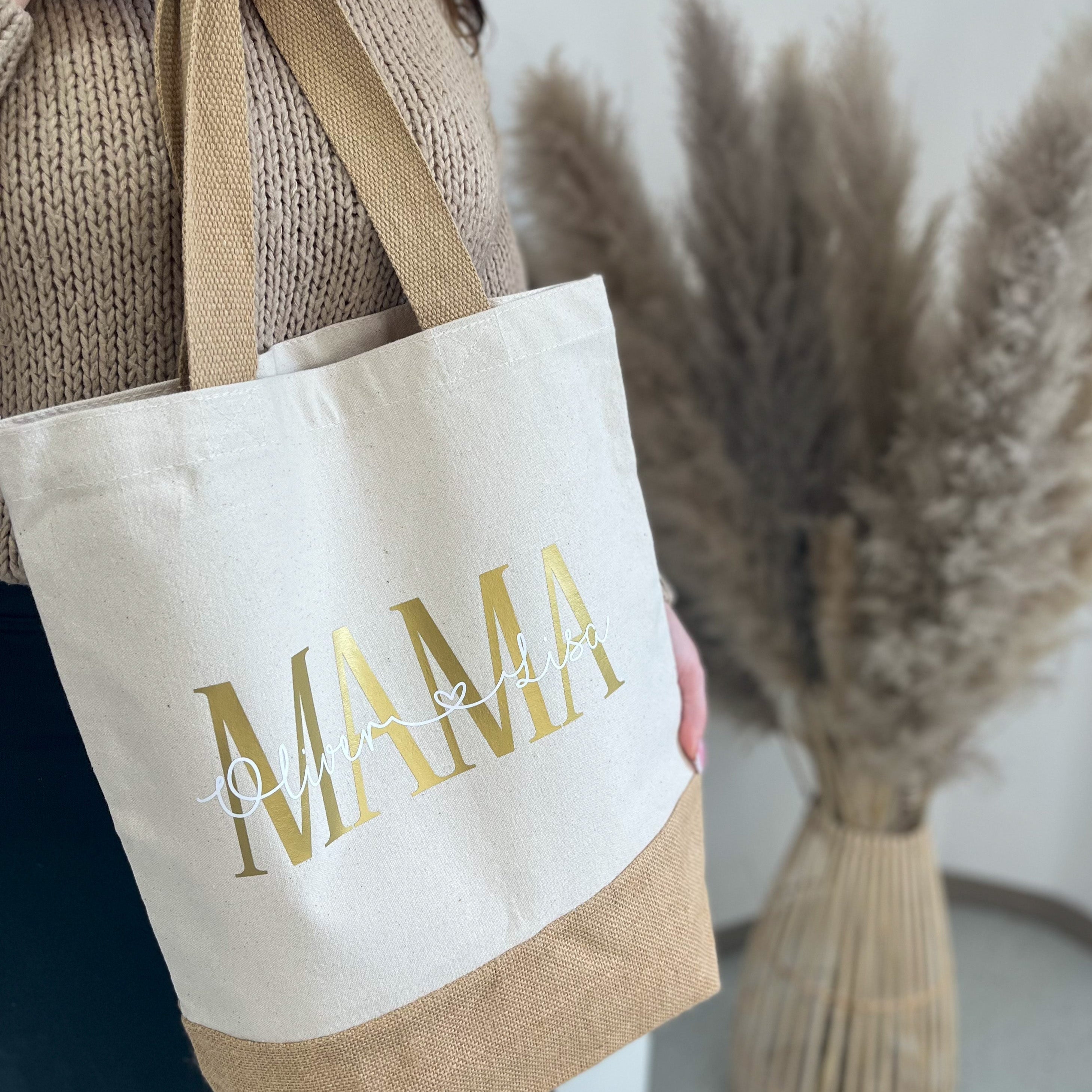 Jute Tasche · Mama mit Namen