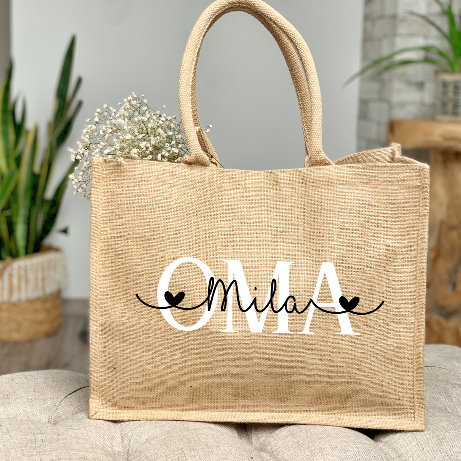 Jute Tasche · OMA mit Name