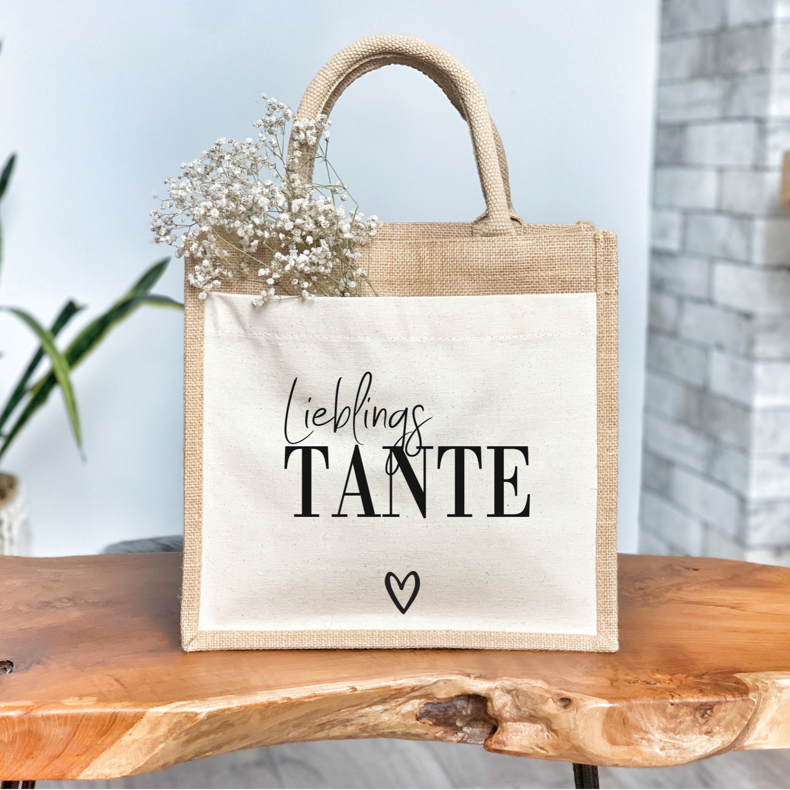 Jute Tasche · Lieblings + Wunschwort