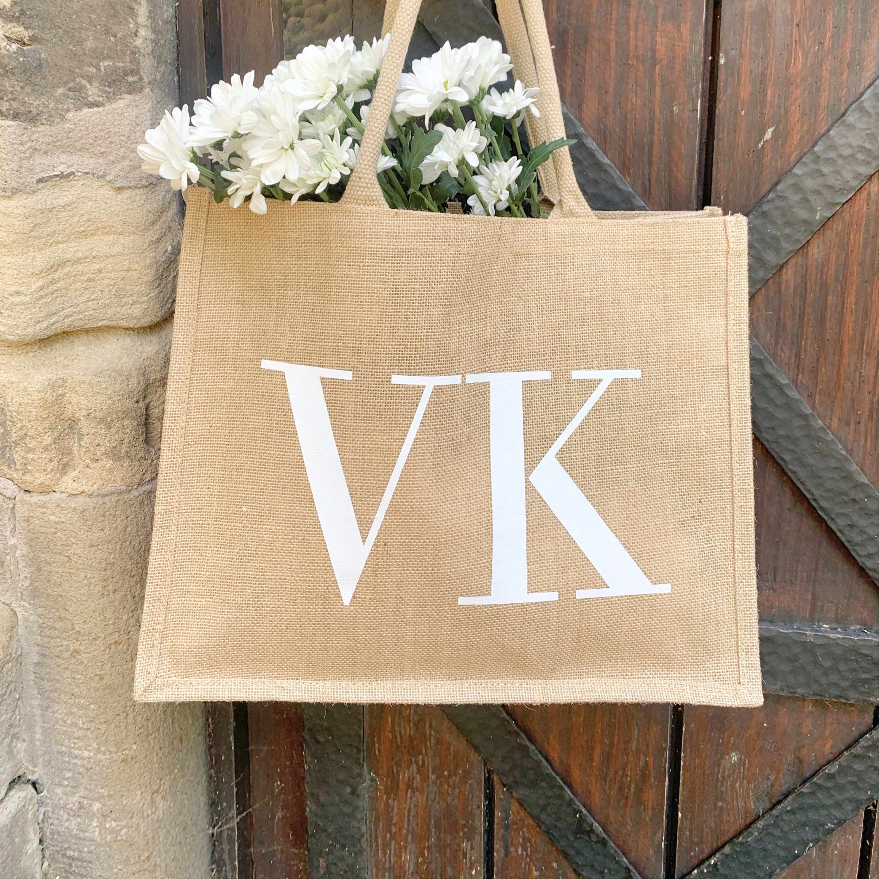 Jute Tasche · Initialen