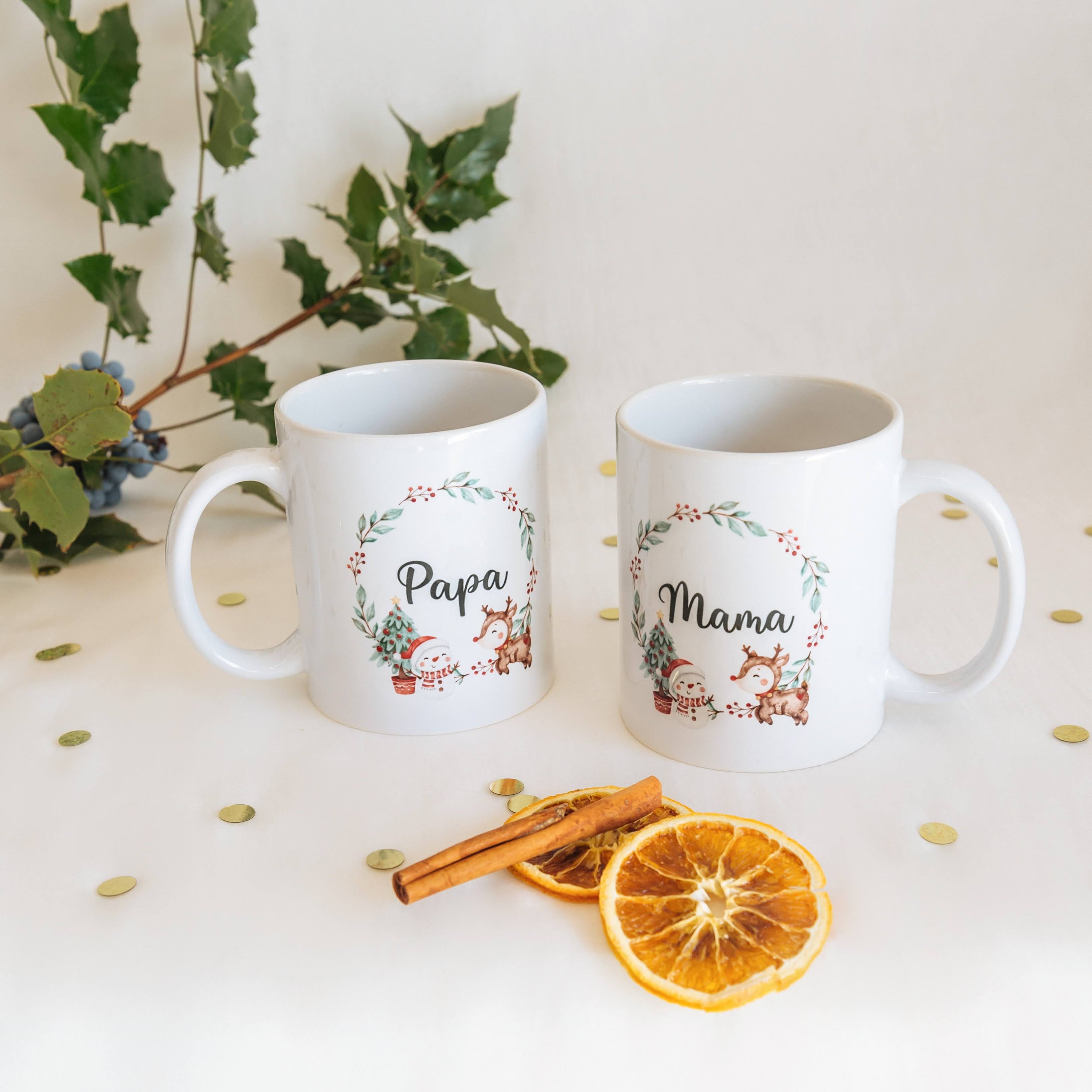 Personalisierte Weihnachtstasse