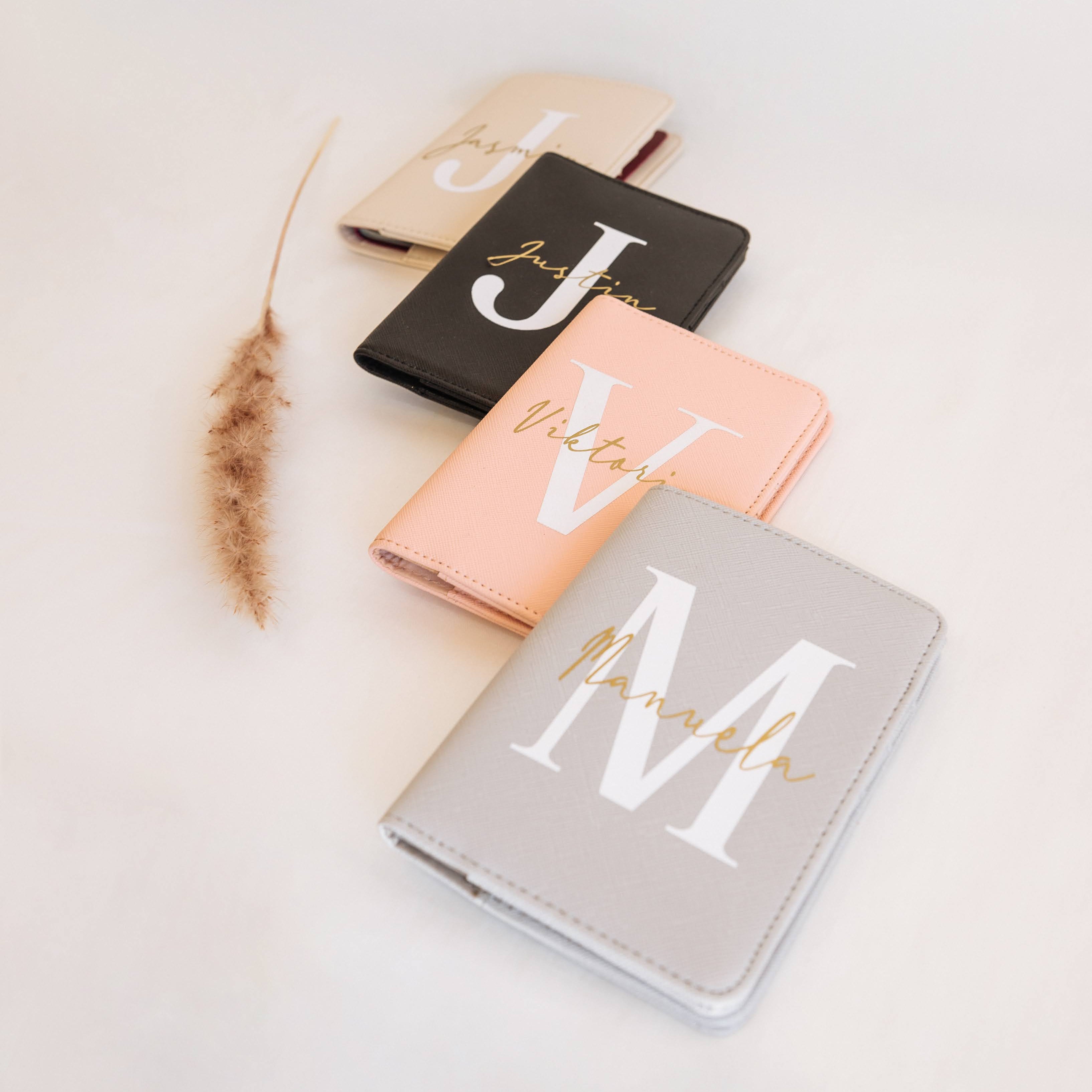 Set Reisepasshülle mit Kofferanhänger (personalisiert)