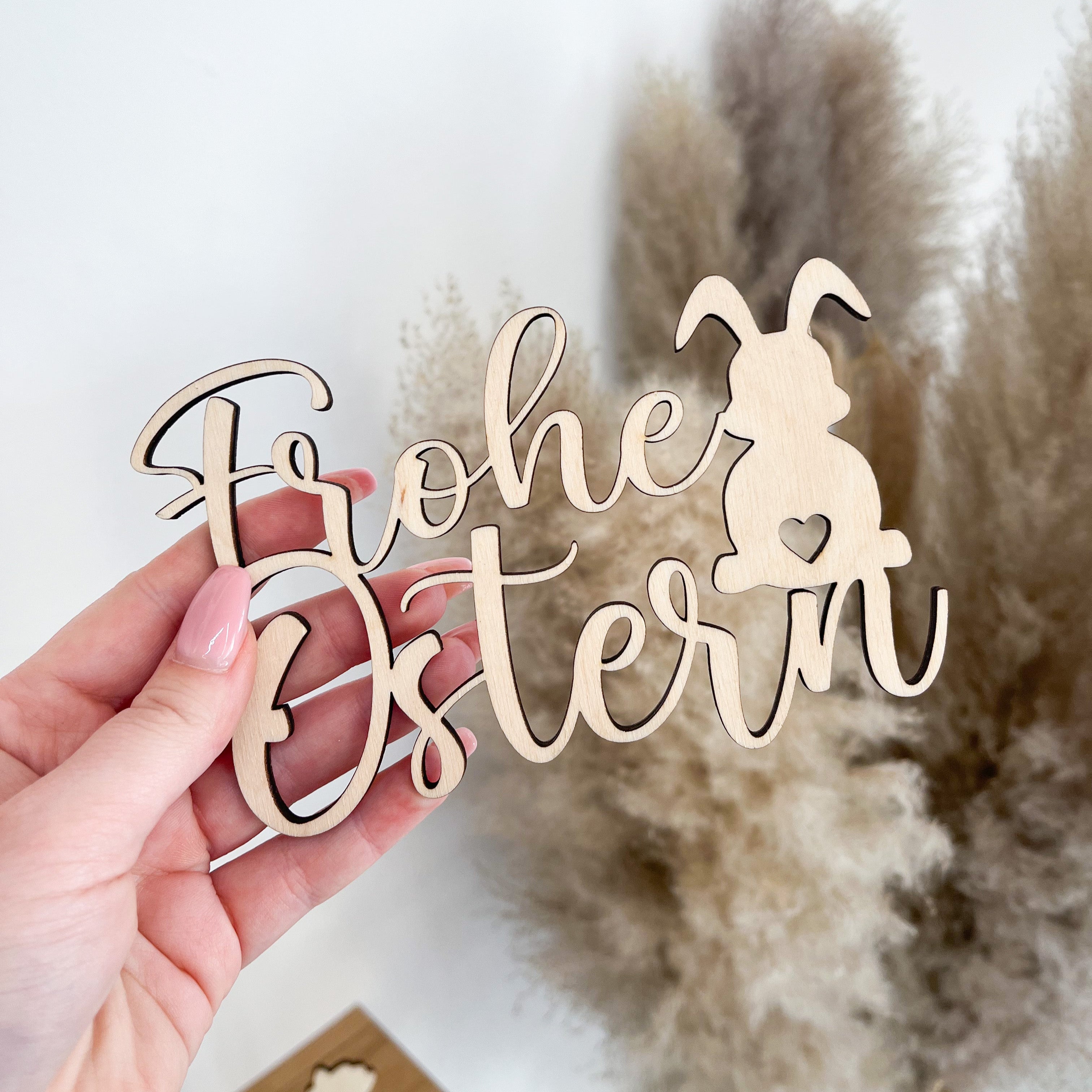 Osterdeko "Frohe Ostern"