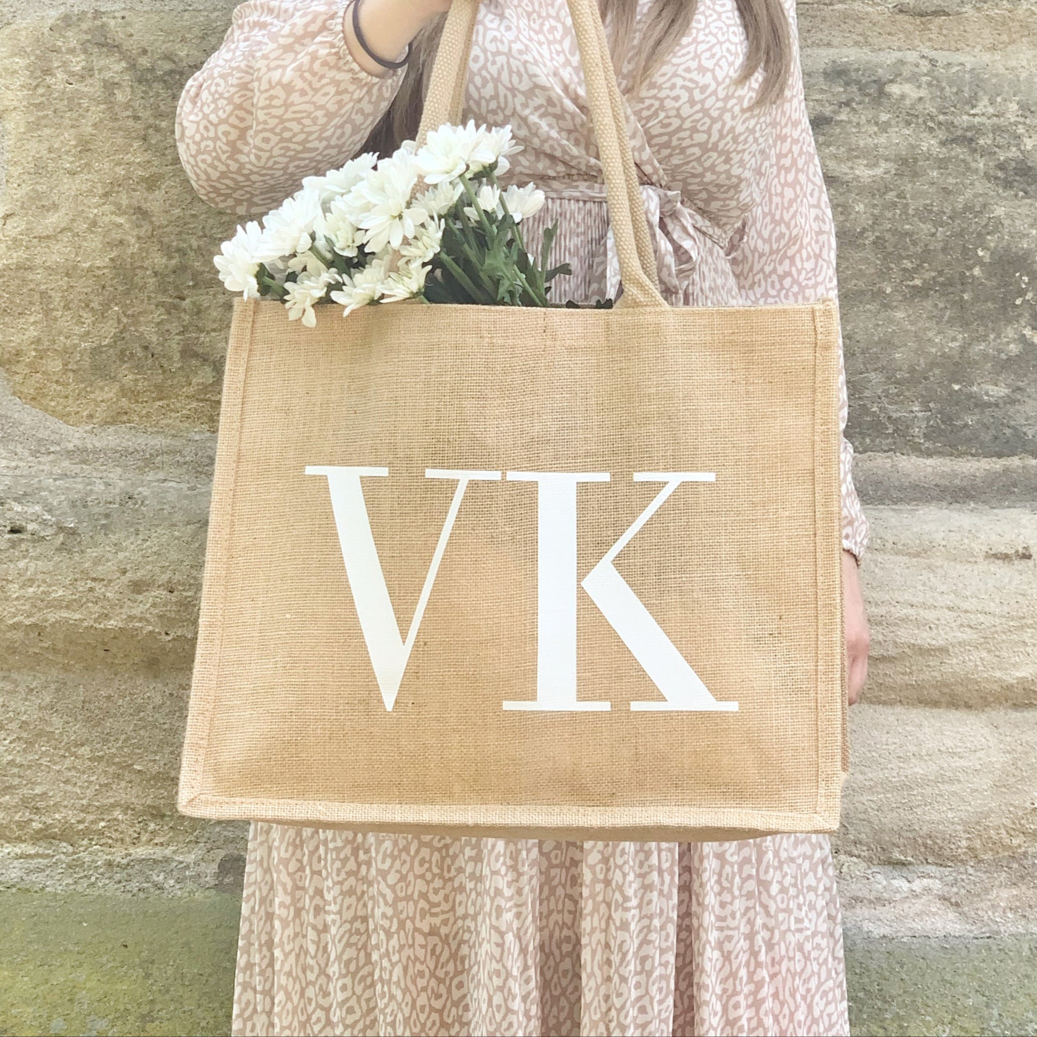 Jute Tasche · Initialen