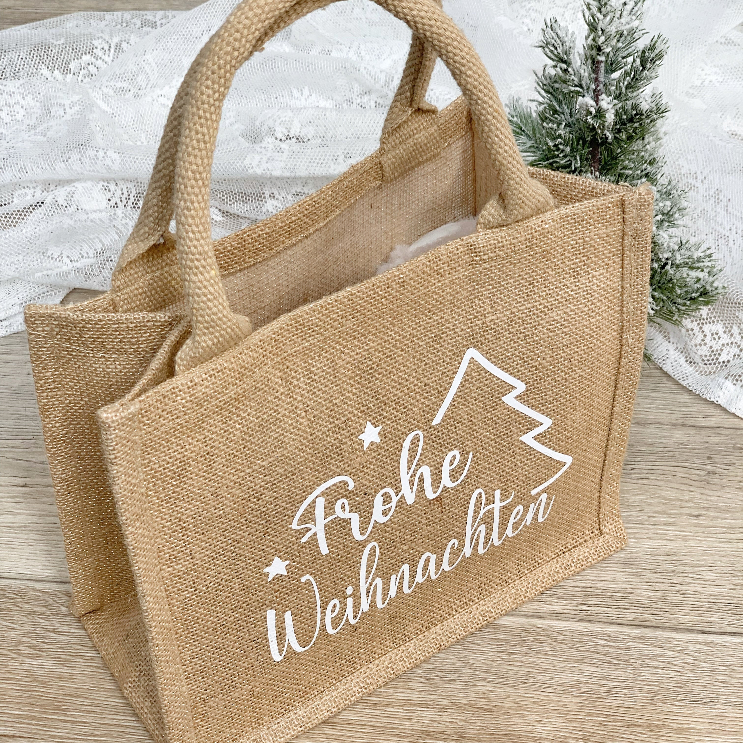 Jute Tasche · Weihnachten