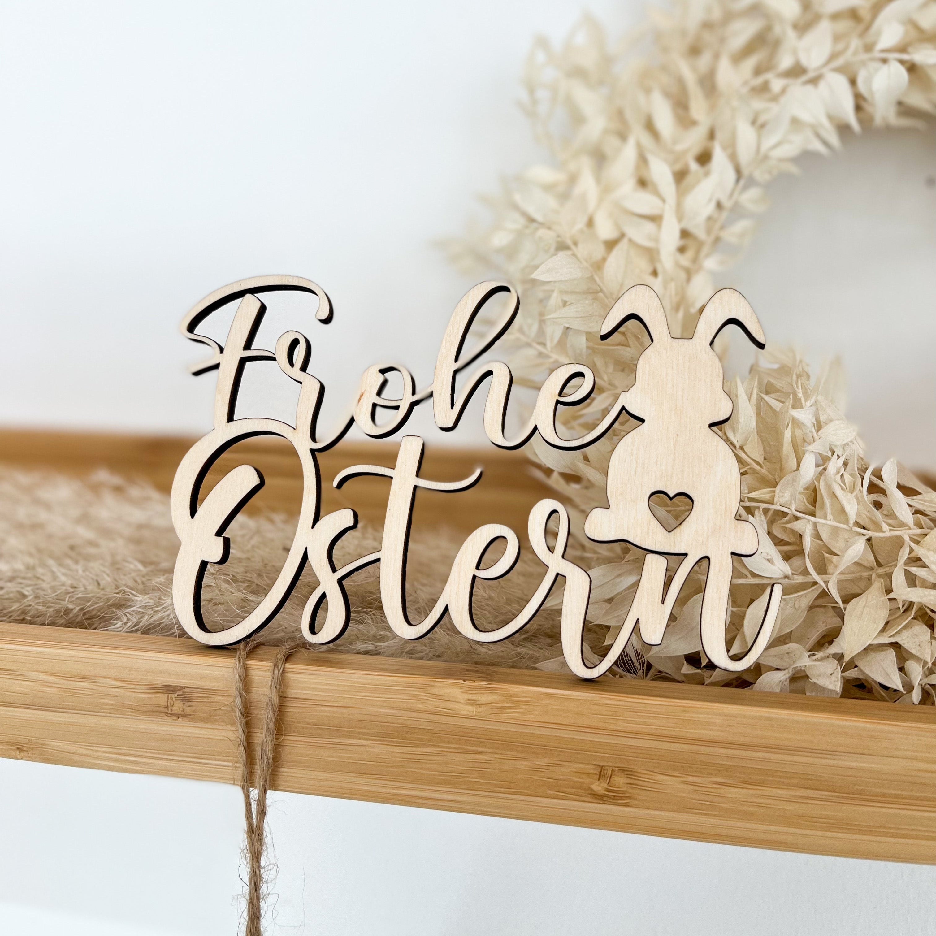 Osterdeko "Frohe Ostern"