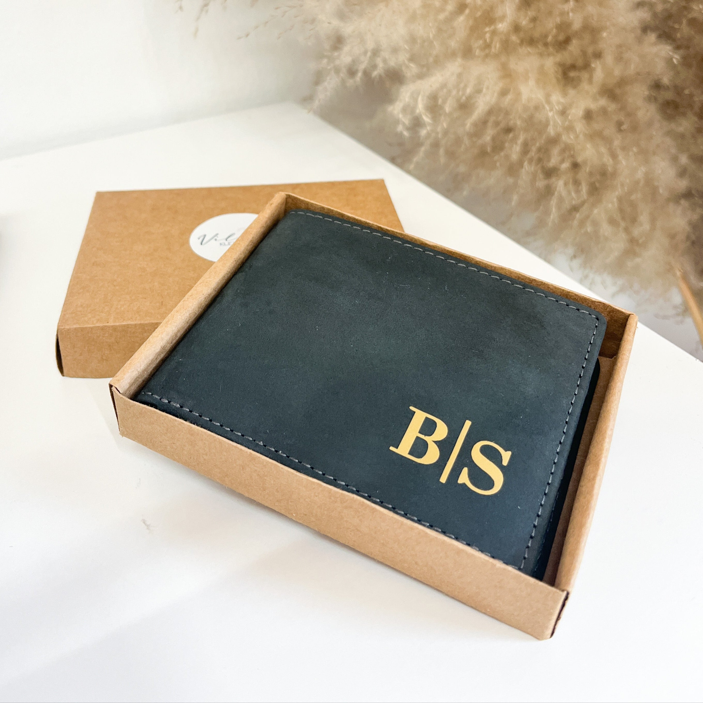 Personalisierte Geldbörse aus Leder