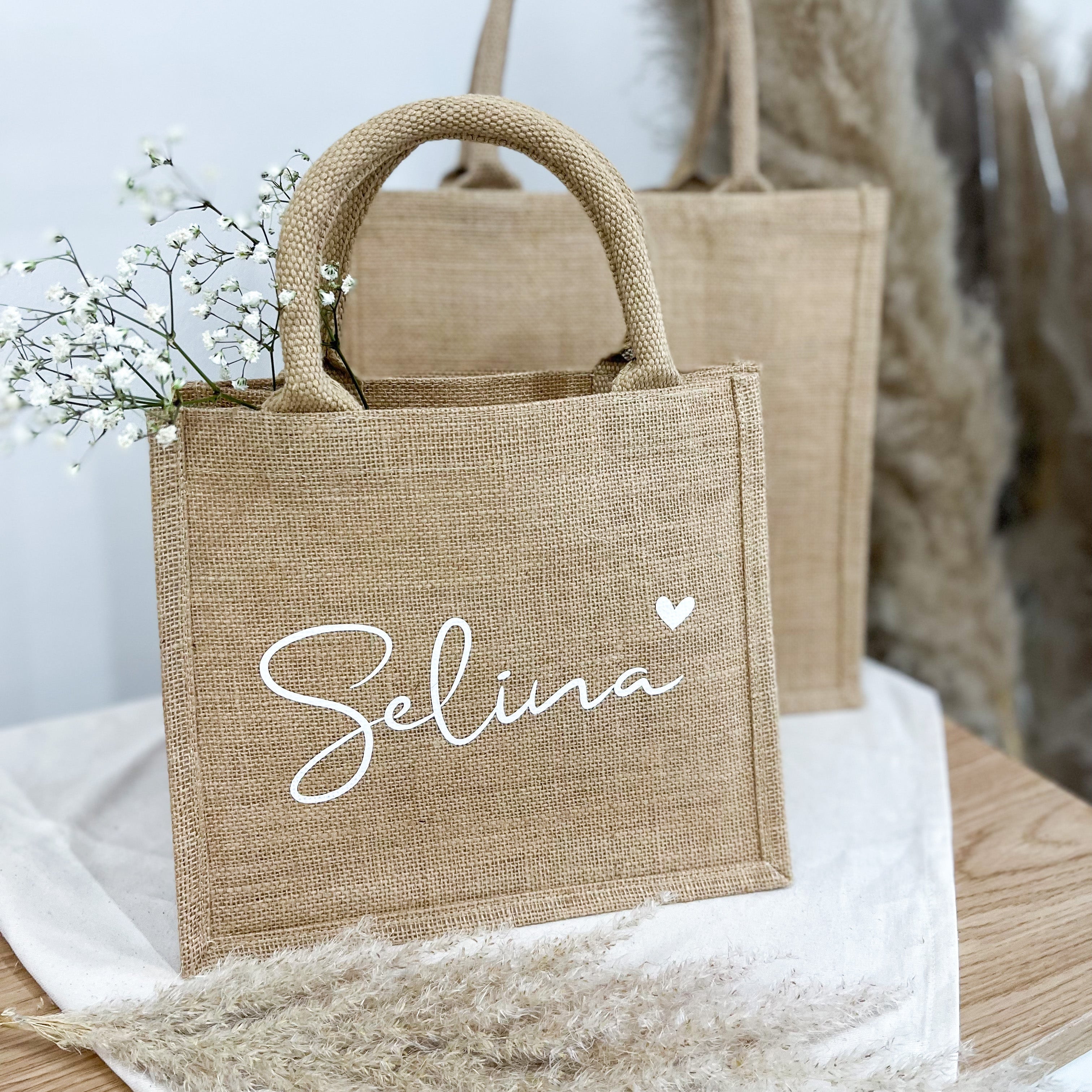 Jute Tasche · Wunschname