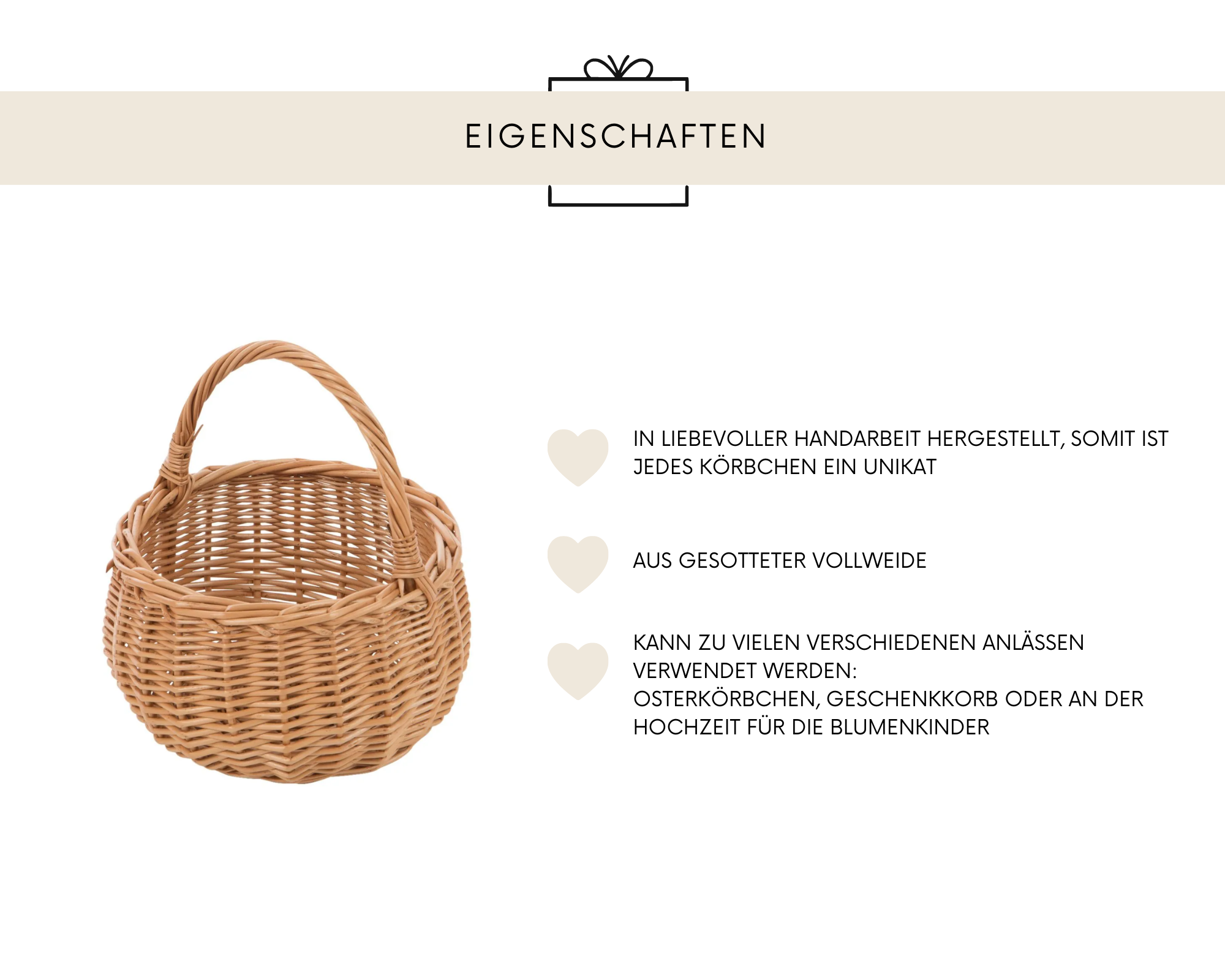 Anhänger · Blumenkind + Name mit Körbchen