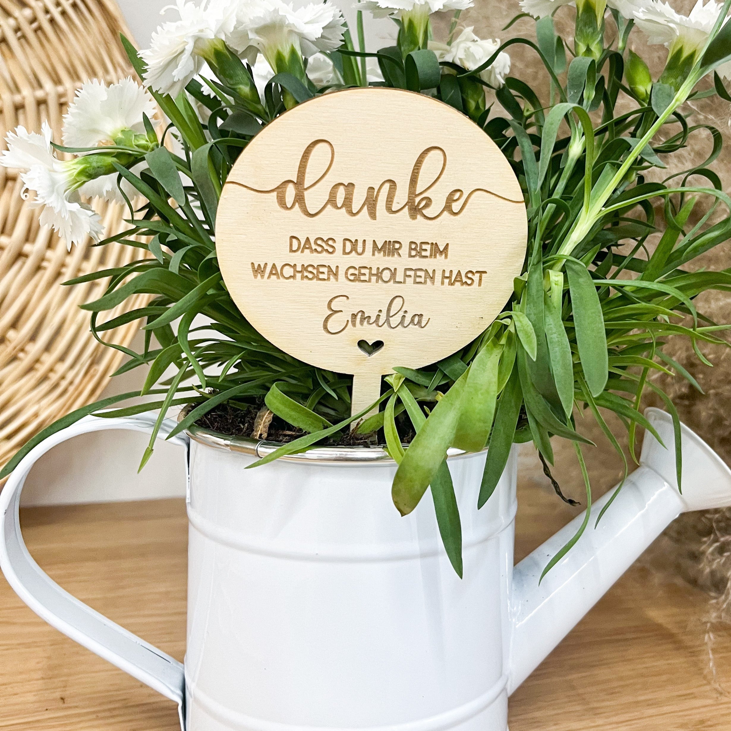 Blumenstecker "Danke"