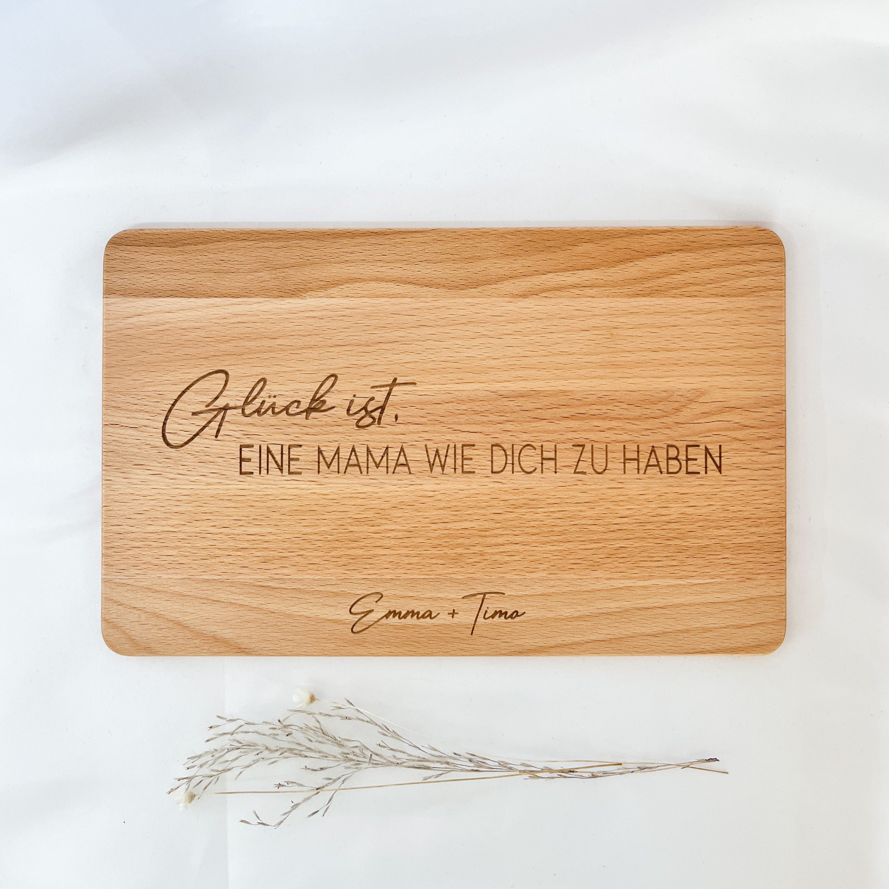 Frühstücksbrett · Glück ist, eine Mama wie dich zu haben