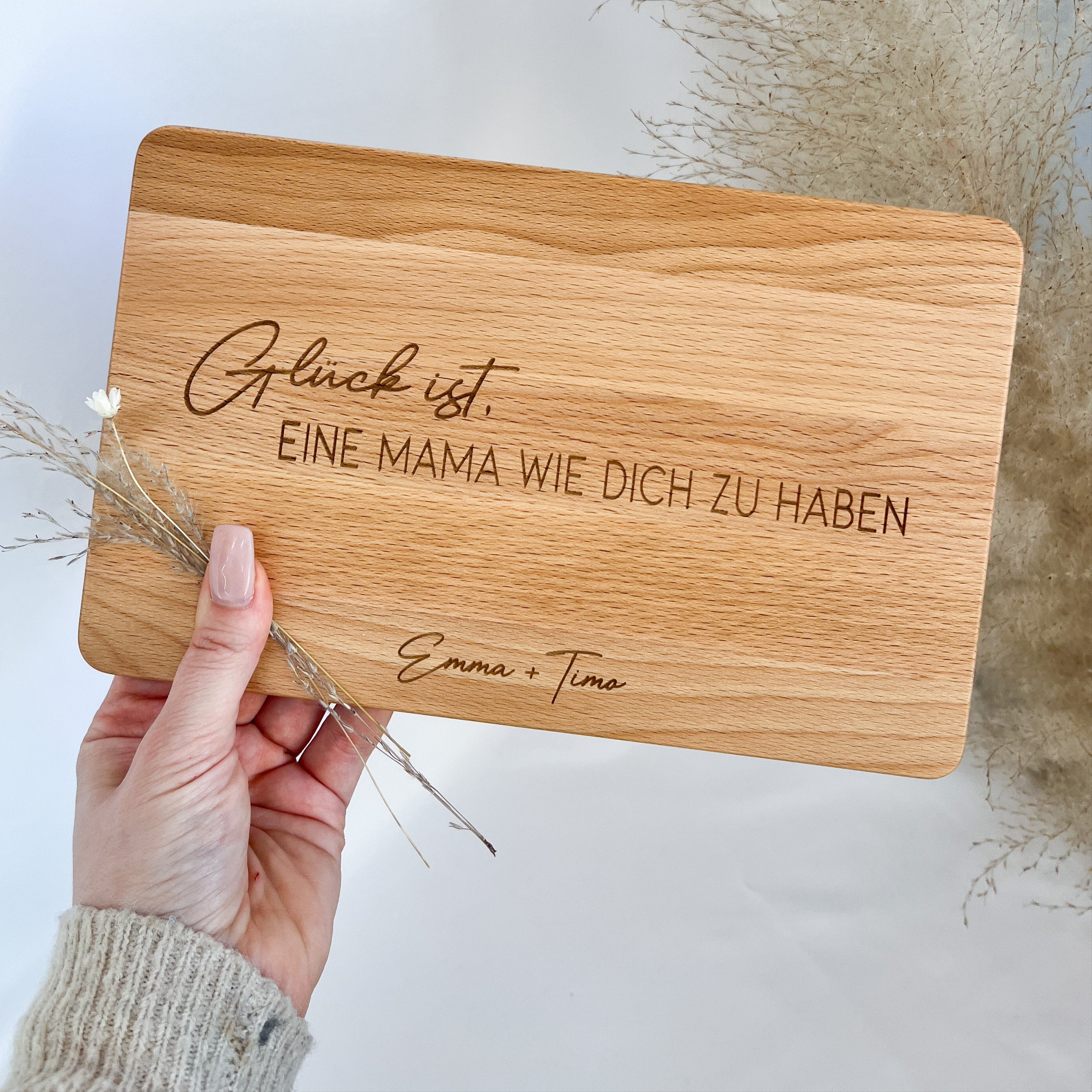 Frühstücksbrett · Glück ist, eine Mama wie dich zu haben