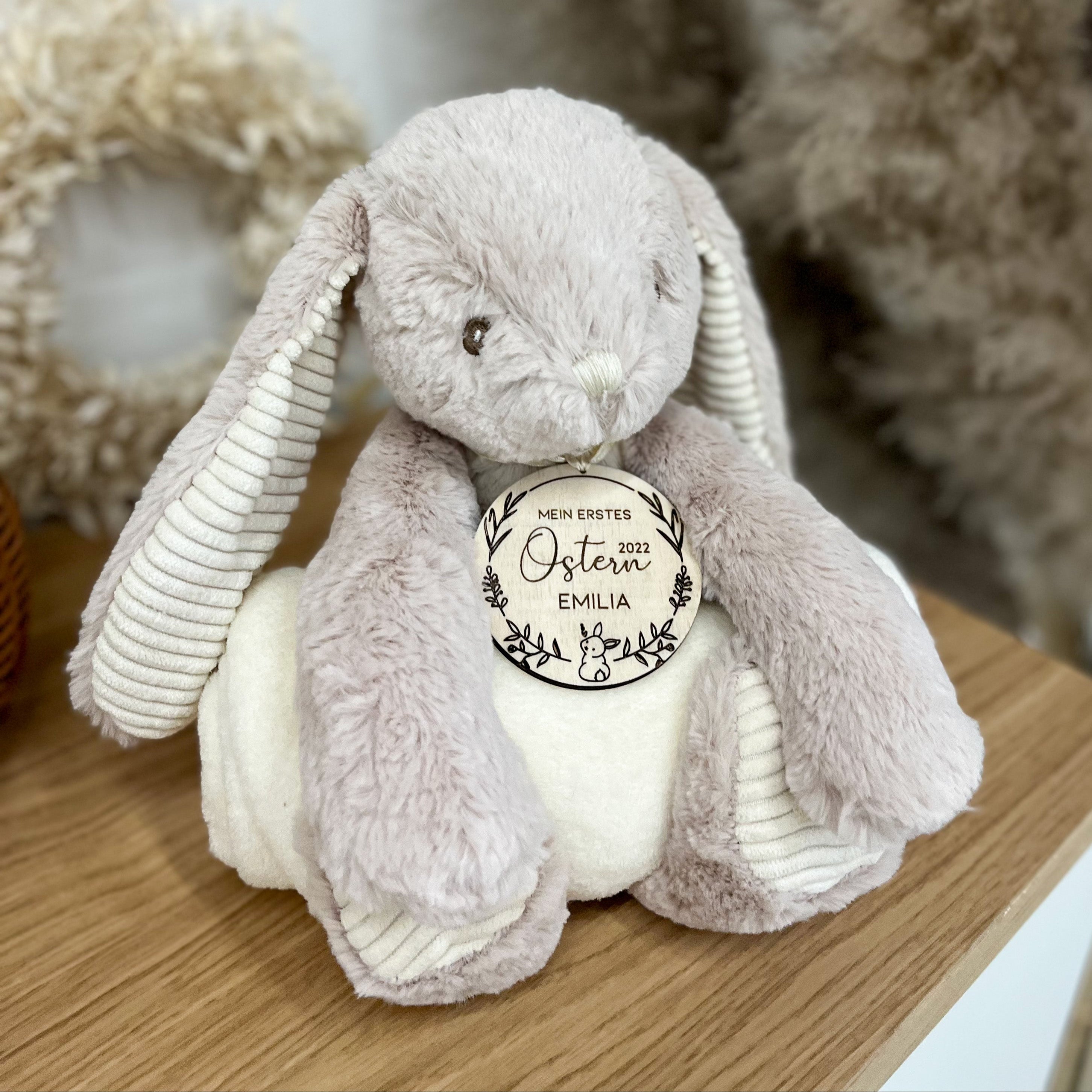 Kuschelhase mit Decke