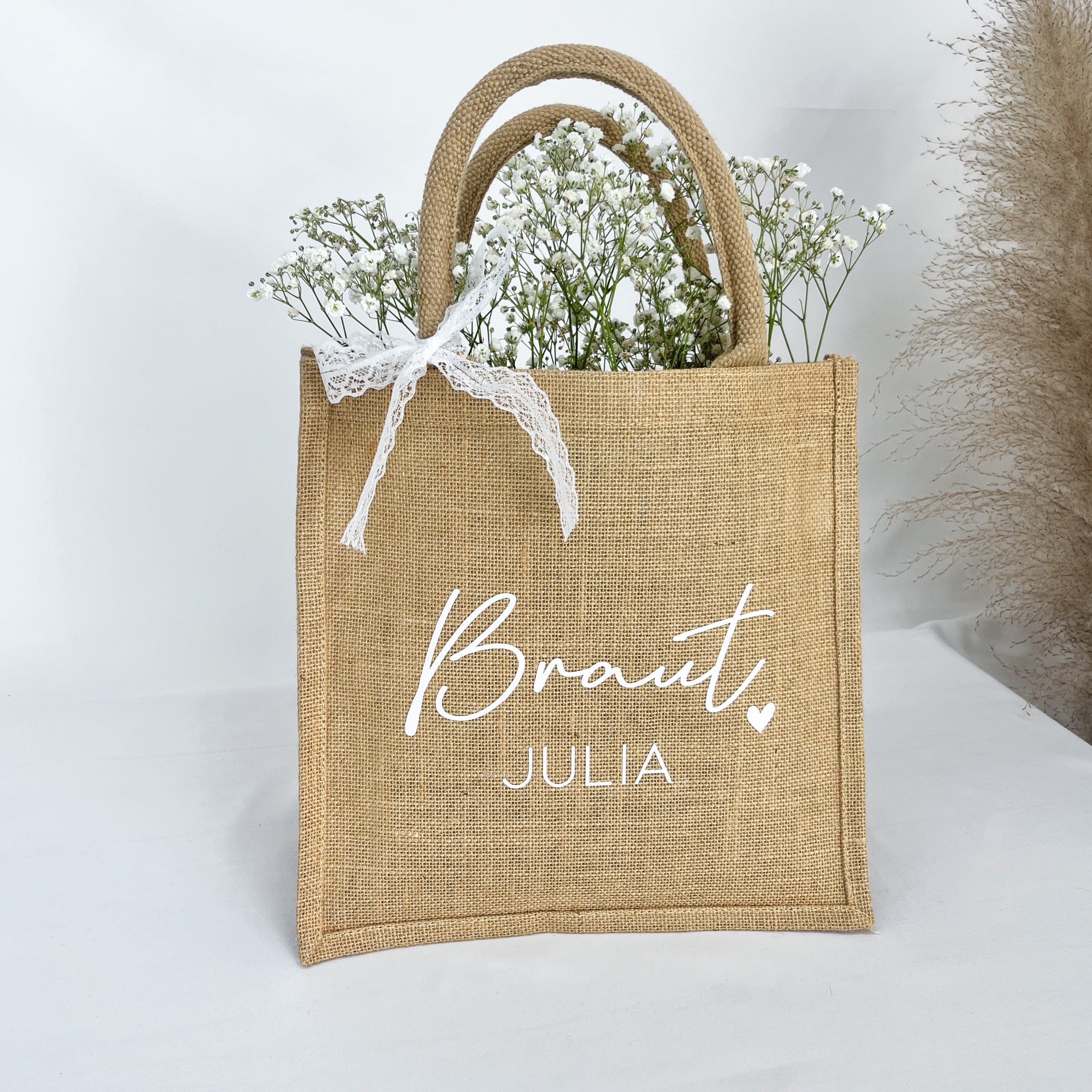 Jute Tasche · Braut / JGA