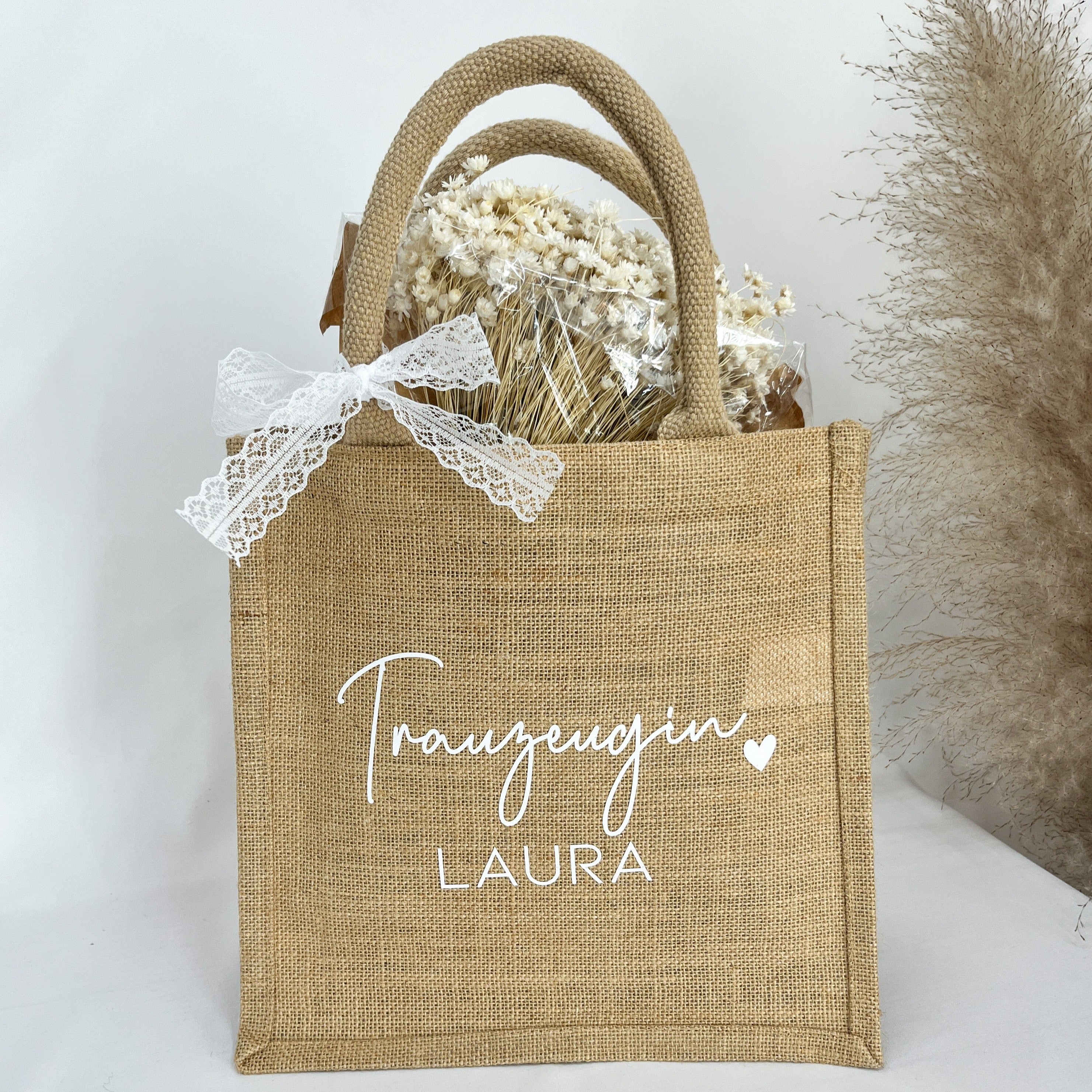 Jute Tasche · Braut / JGA