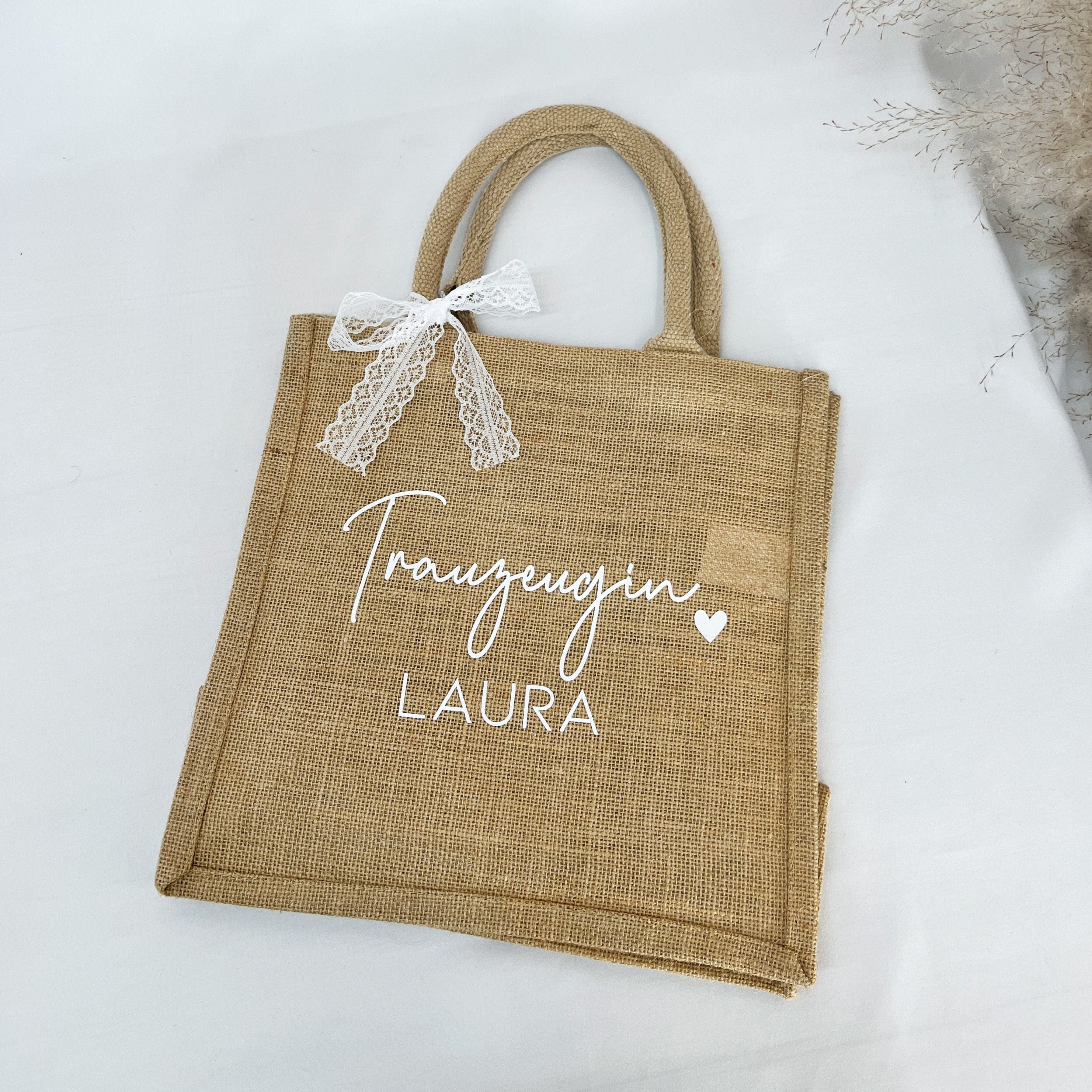 Jute Tasche · Braut / JGA