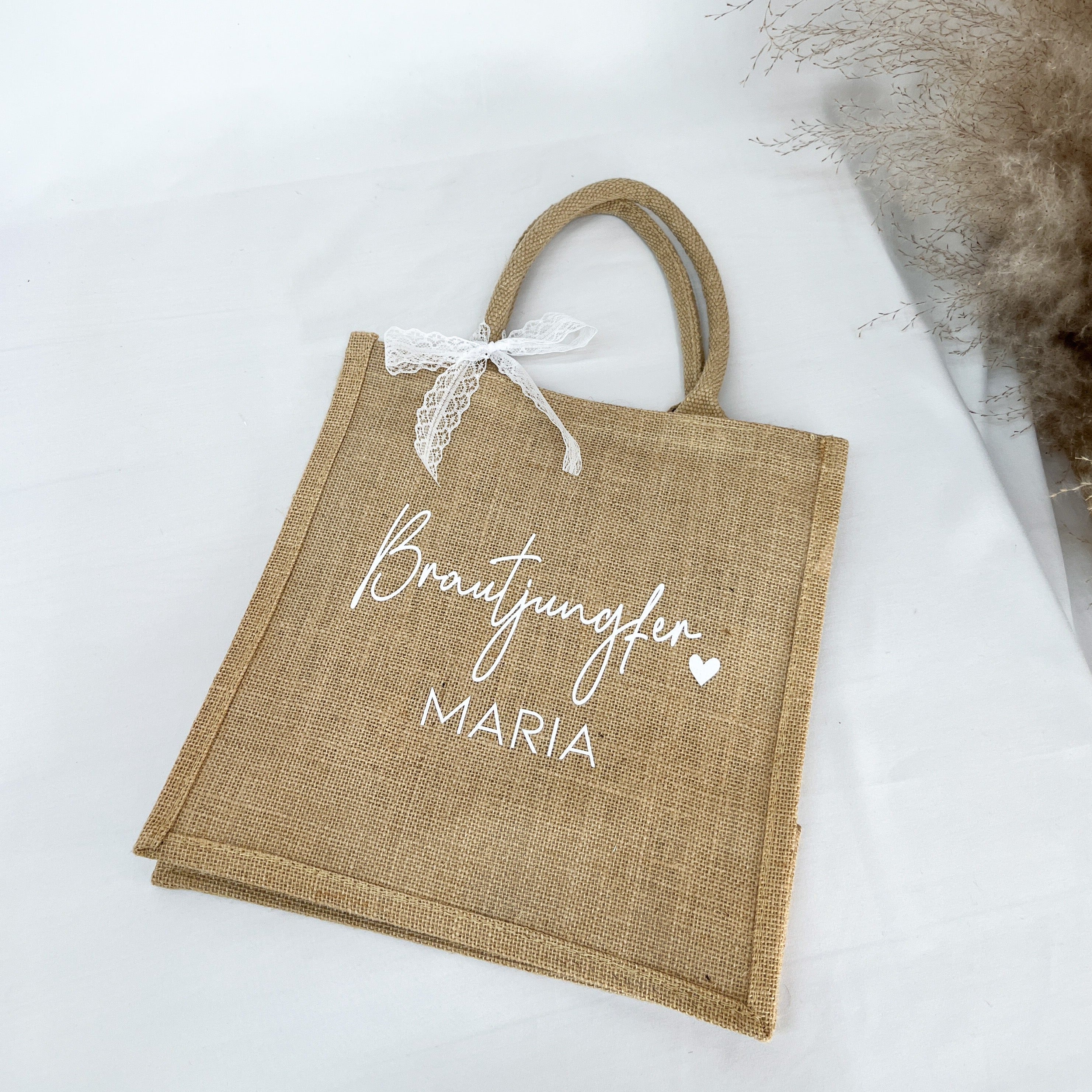 Jute Tasche · Braut / JGA