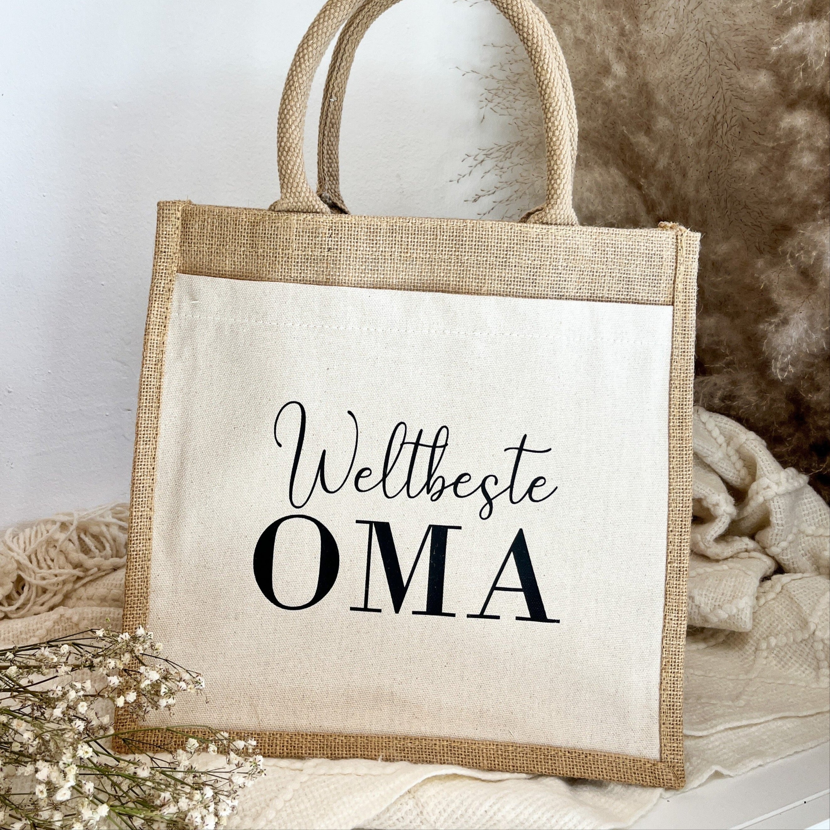 Jute Tasche · Weltbeste Oma