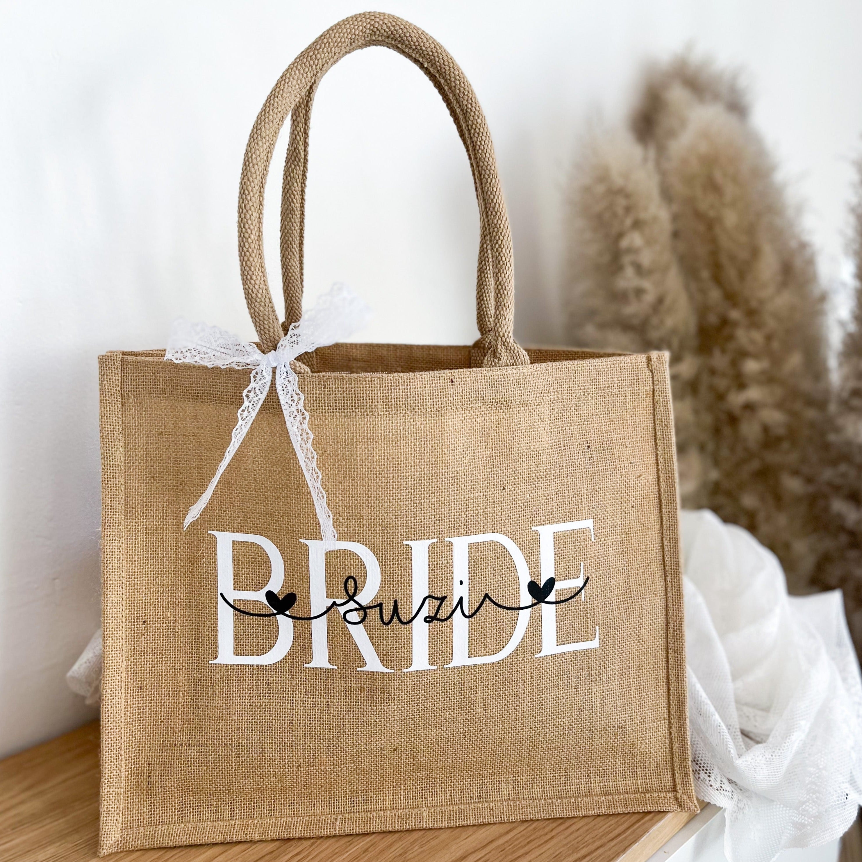 Jute Tasche · Bride mit Namen