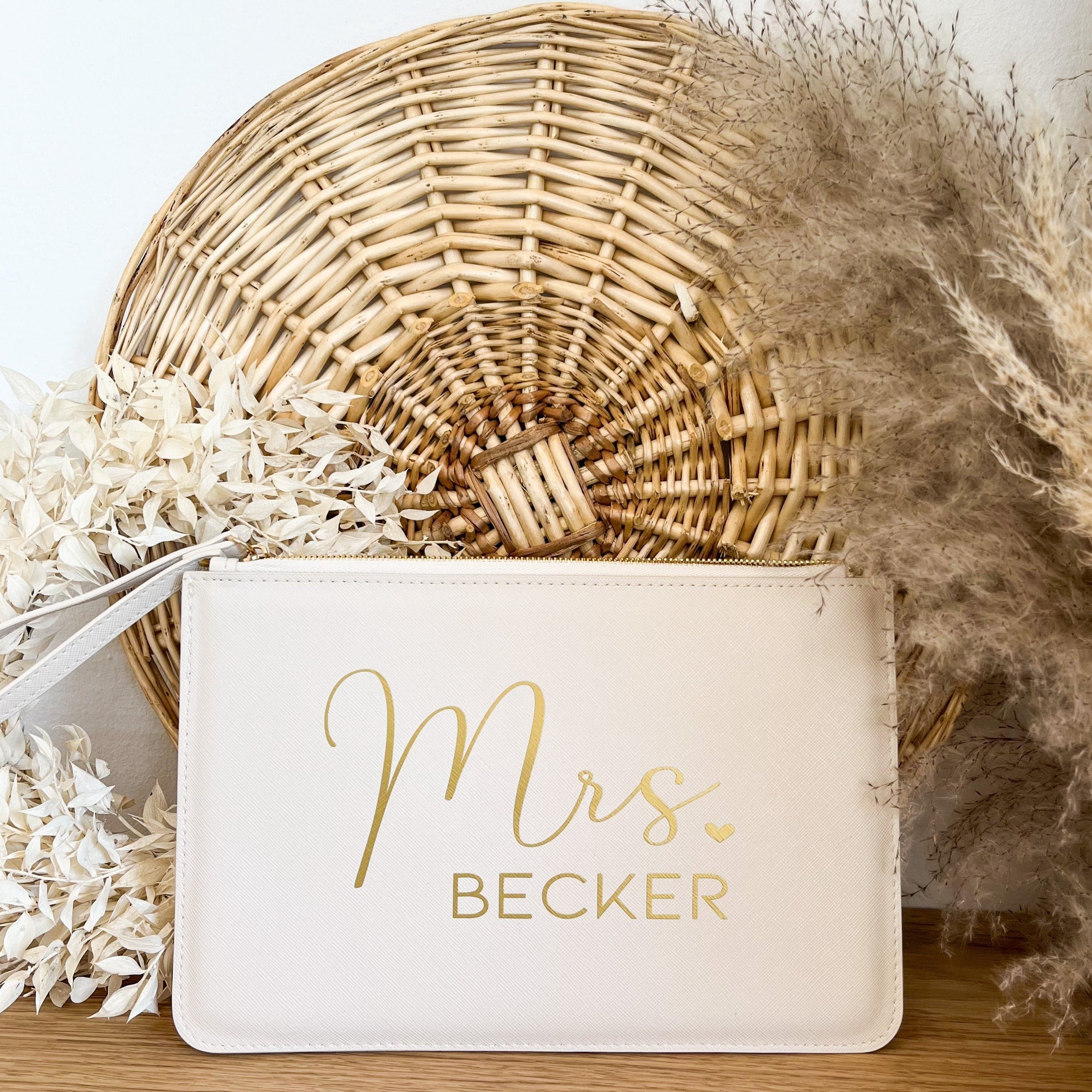 Personalisierte Braut-Clutch