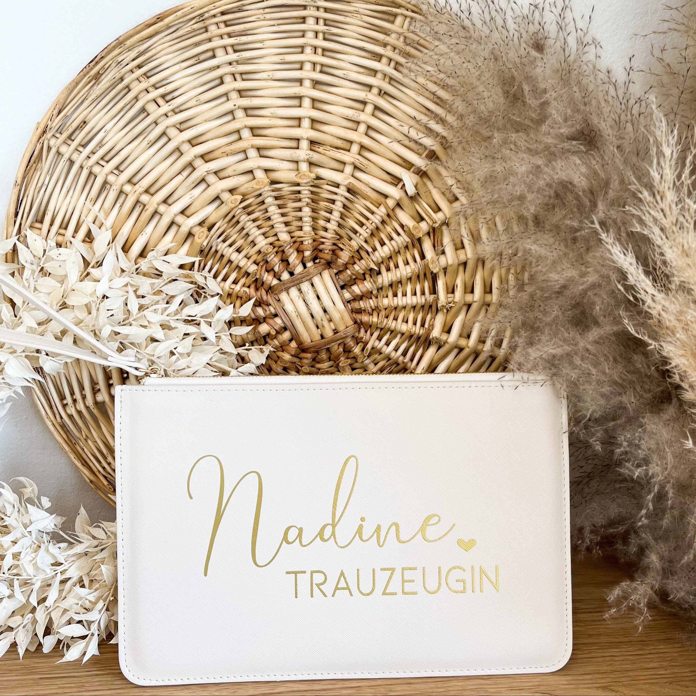 Personalisierte Clutch Trauzeugin