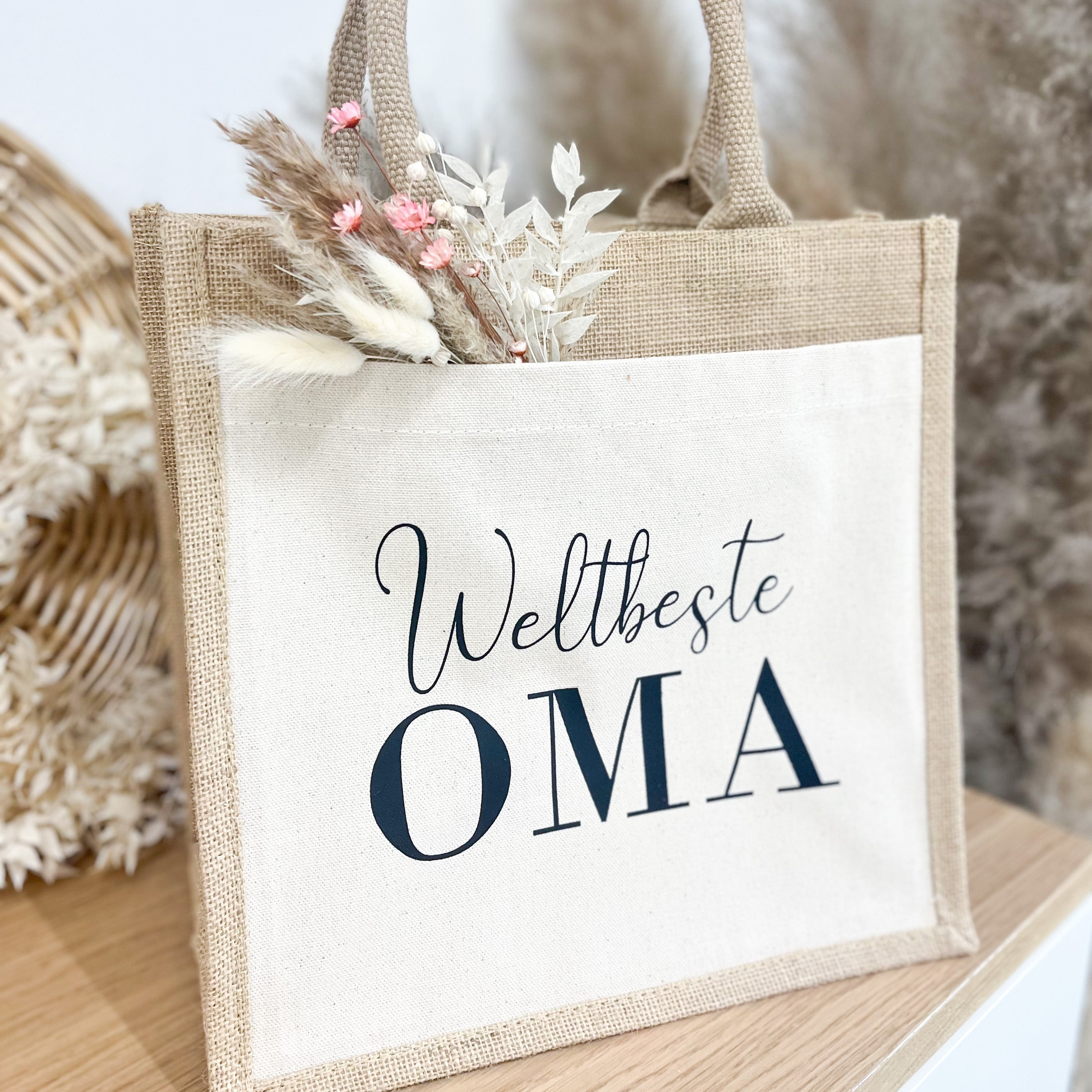 Jute Tasche · Weltbeste Oma