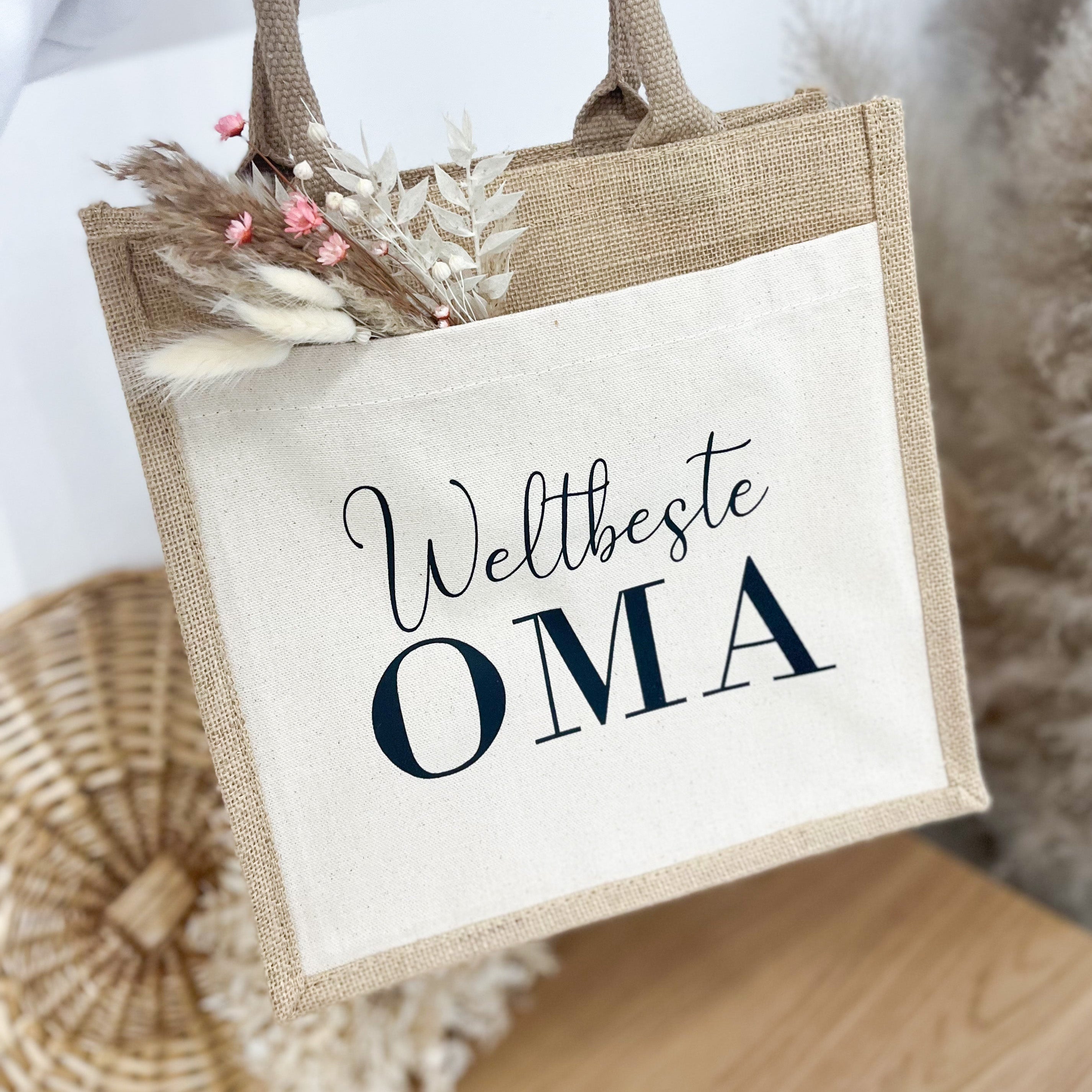 Jute Tasche · Weltbeste Oma