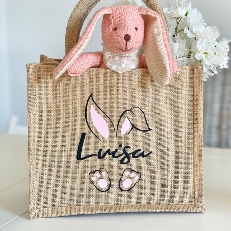 Jute Tasche · Ostern Hase