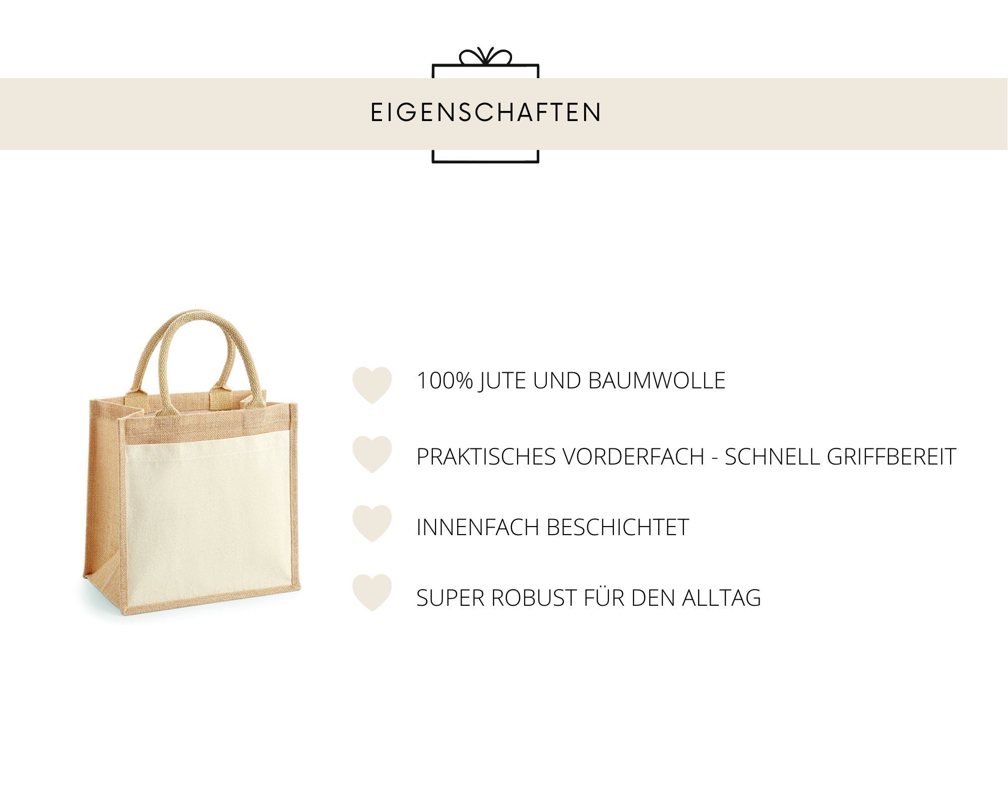 Jute Tasche · Mommy