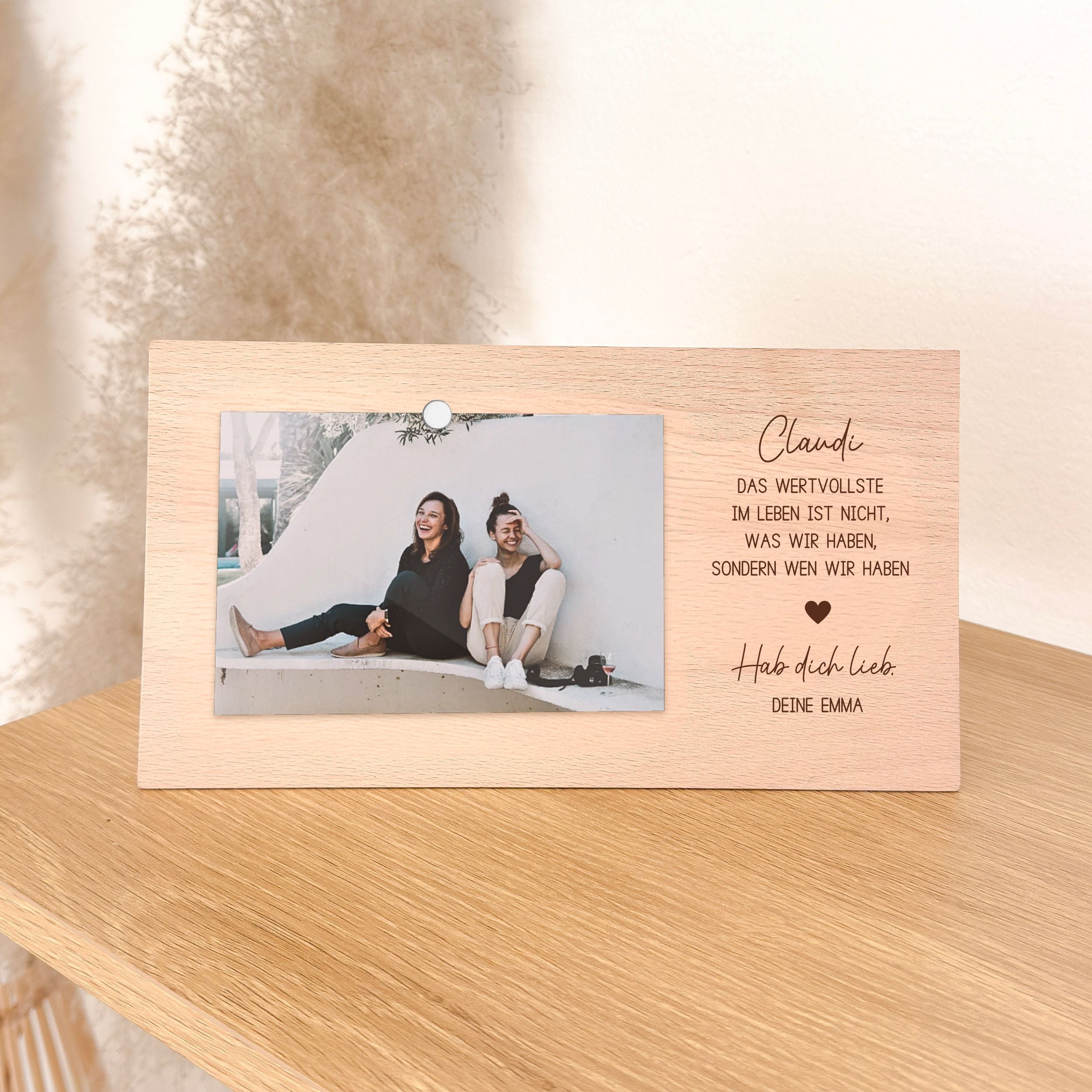 Fotoständer · Freundschaft: Das wertvollste im Leben