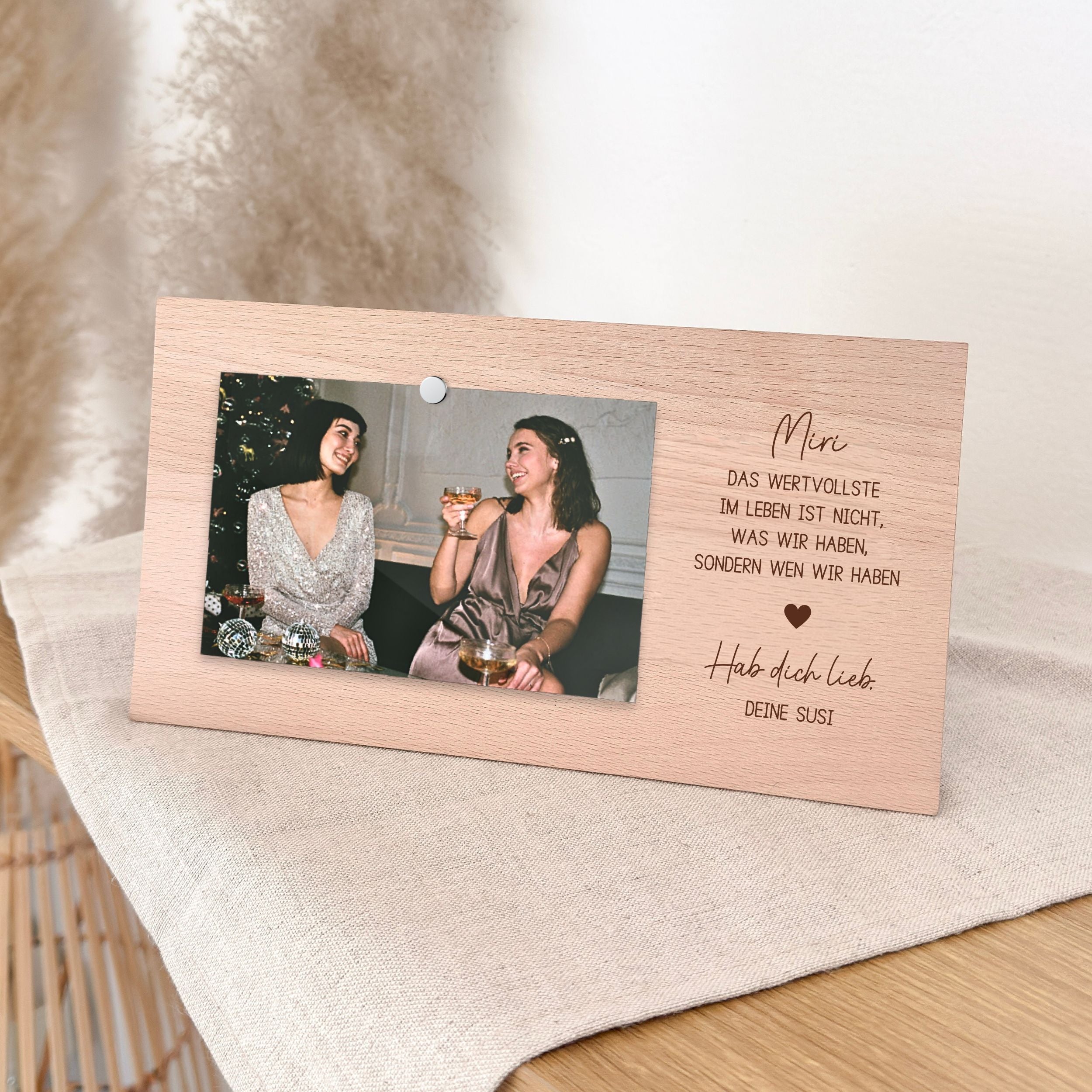 Fotoständer · Freundschaft: Das wertvollste im Leben