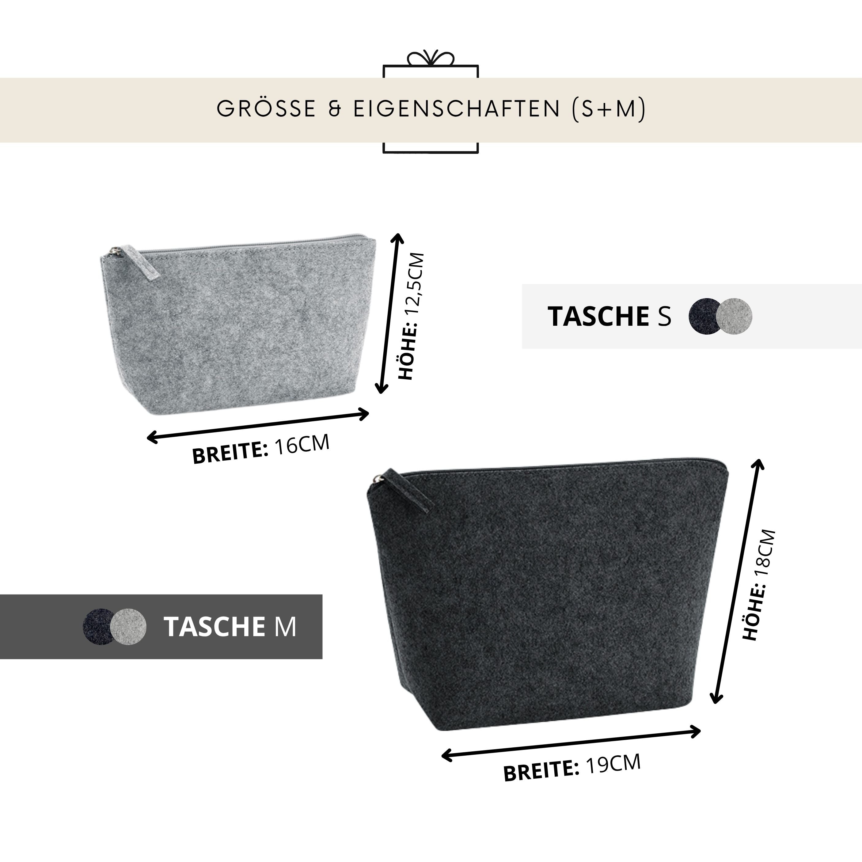 Filztaschen Set · Omas sind wie Mamas nur mit Puderzucker