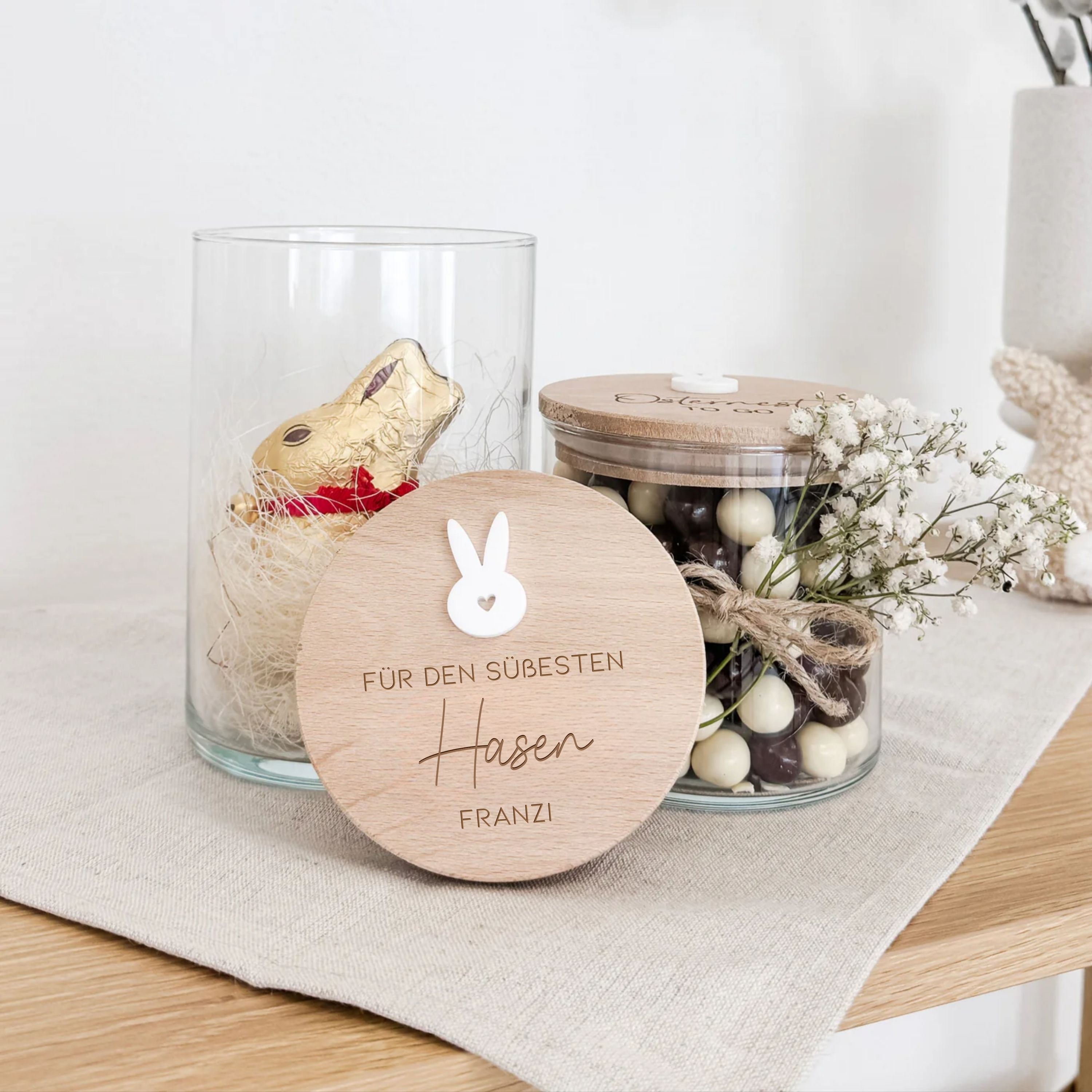 Vorratsglas · Für den süßesten Hasen