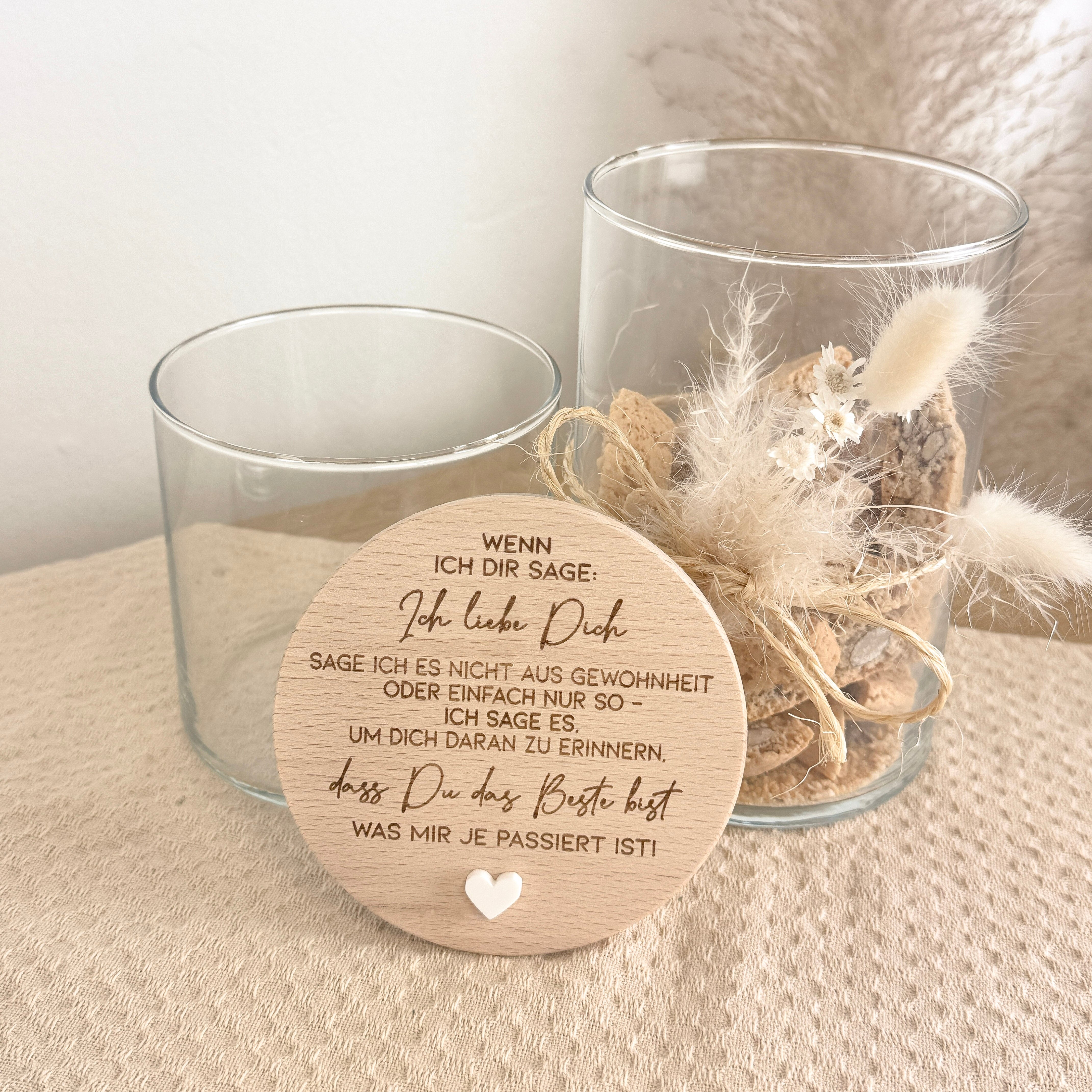 Vorratsglas · Ich liebe dich